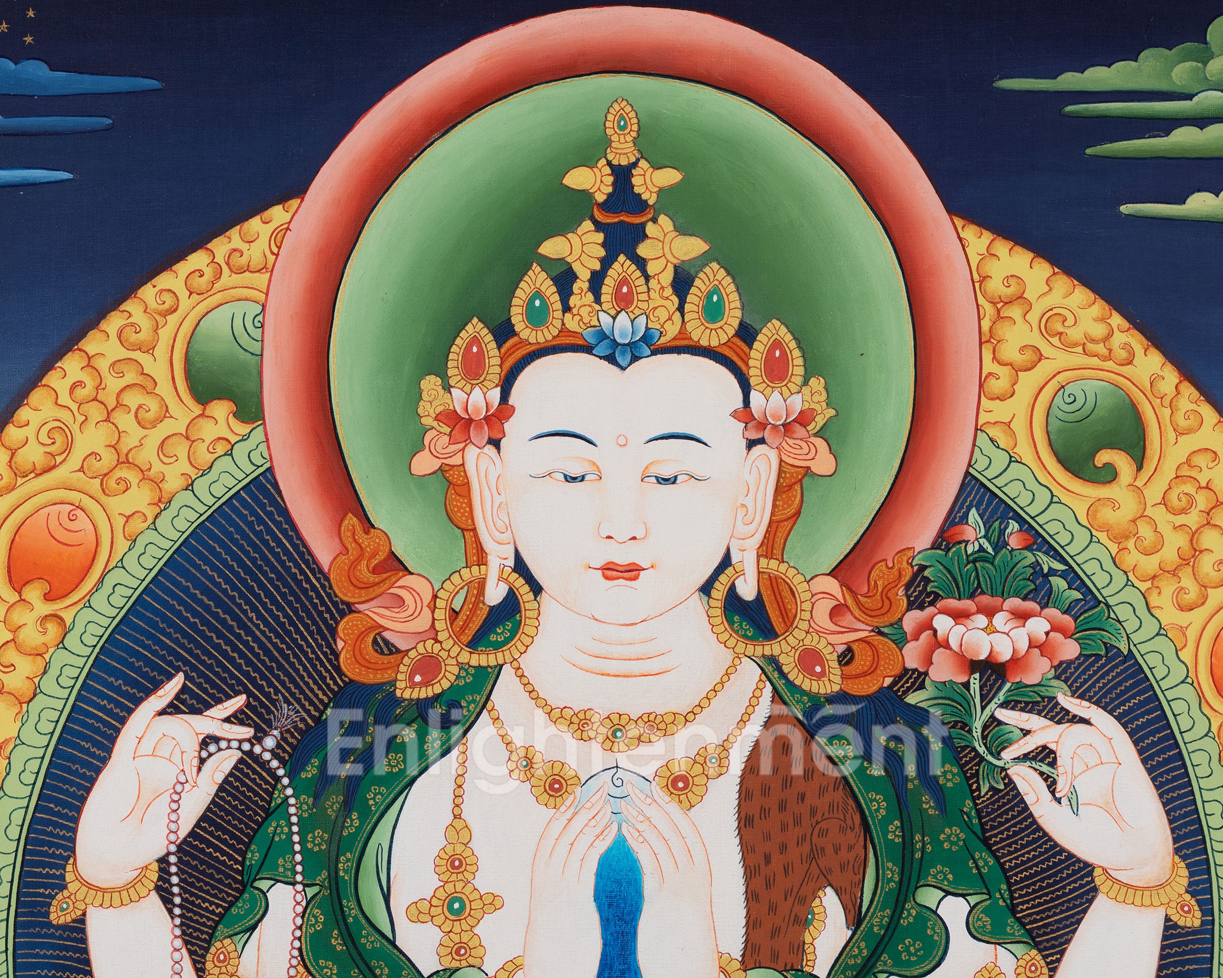 Chenrezig Thangka | Art Painting for Meditation