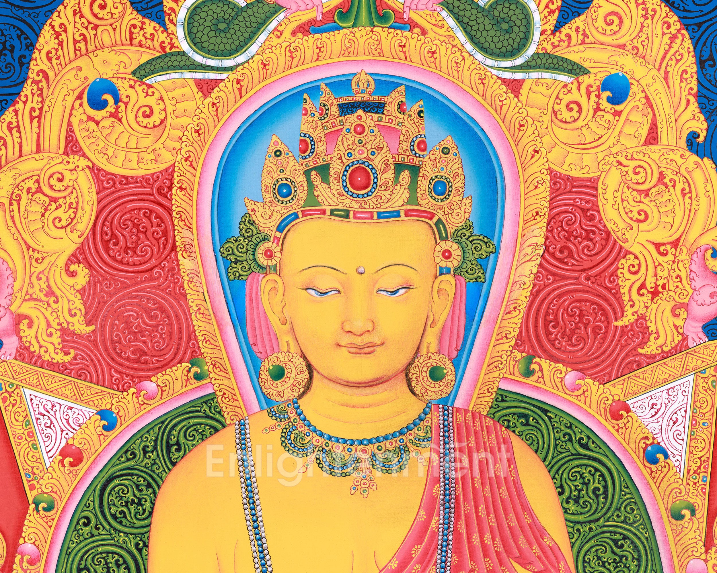 Enlightened Dharma Teacher Shakyamuni Buddha | Paubha Artwork