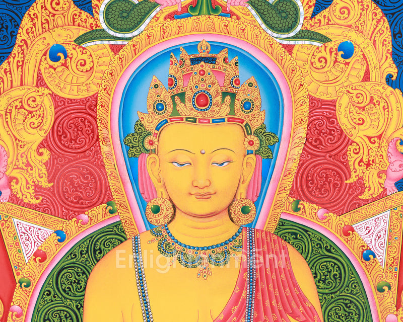 Enlightened Dharma Teacher Shakyamuni Buddha | Paubha Artwork