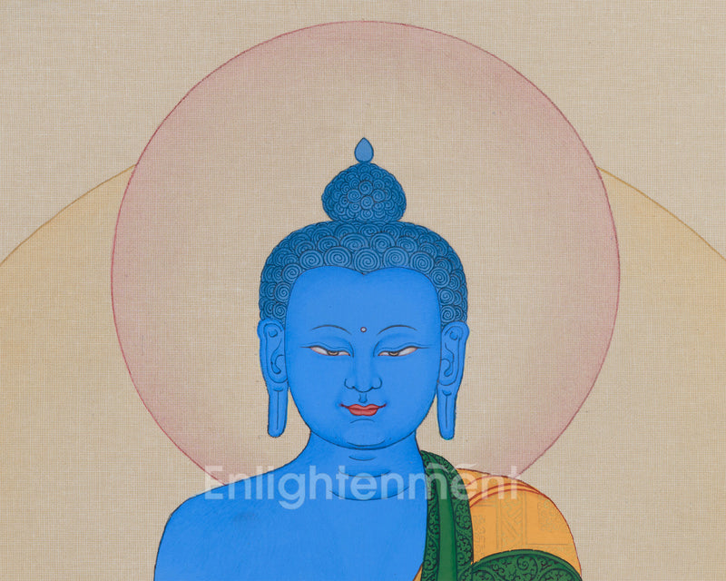 Healing Energy of Bhaisajyaguru | Luminous Blue Medicine Buddha on Lotus