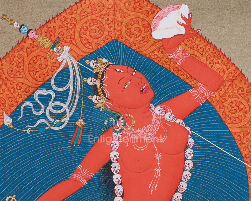 Vajrayogini: Vajrayana Meditation Thangka