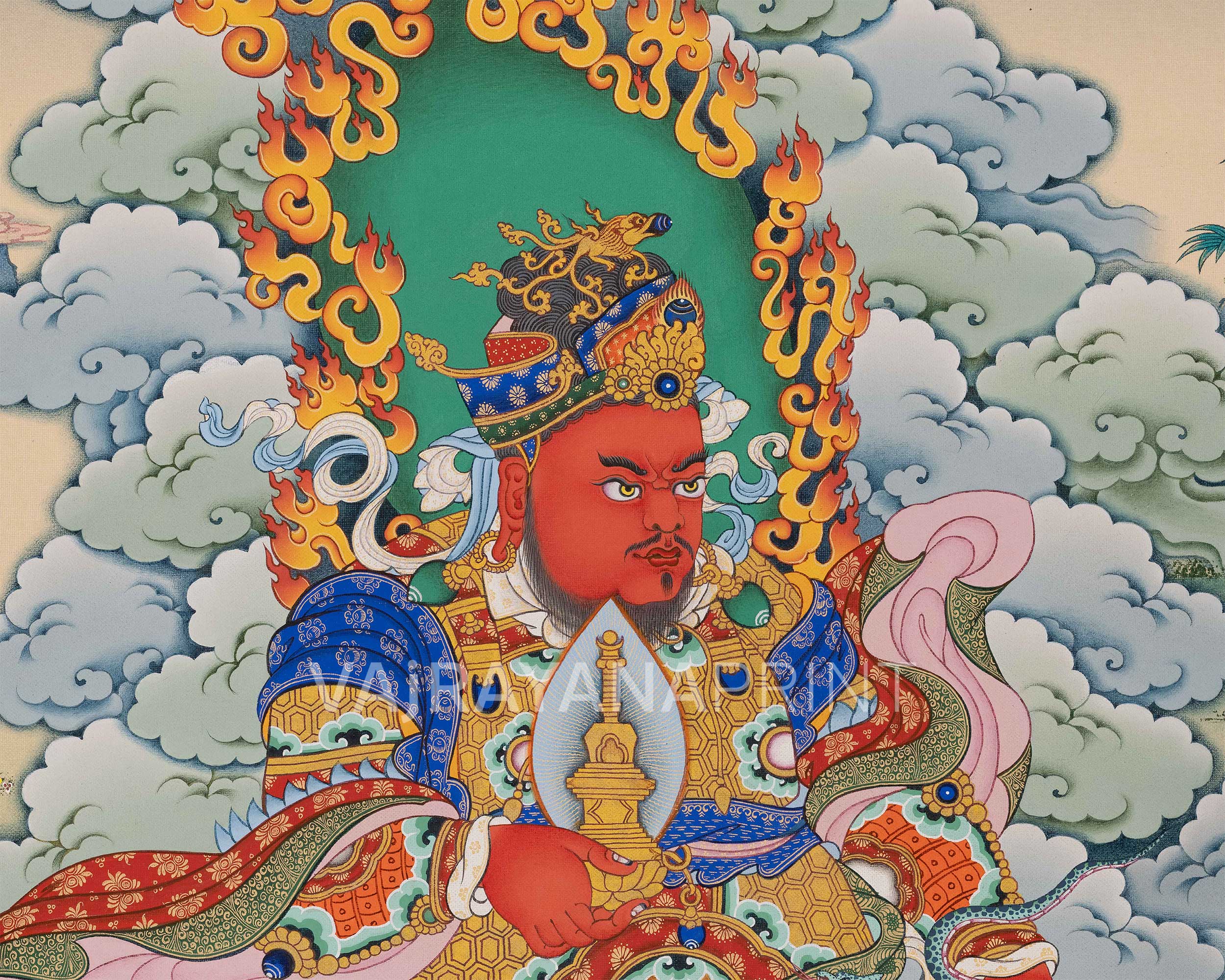 Leader of the Nagas, Virupaksa Giclee Print | Guardian of the Western Direction