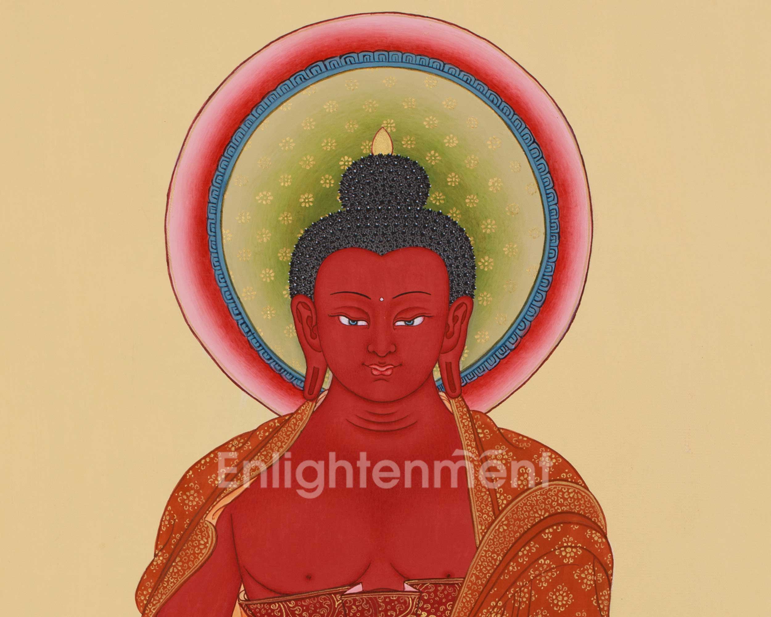 Pure Land Amitabha Buddha Thangka | A Sacred Path to Enlightenment