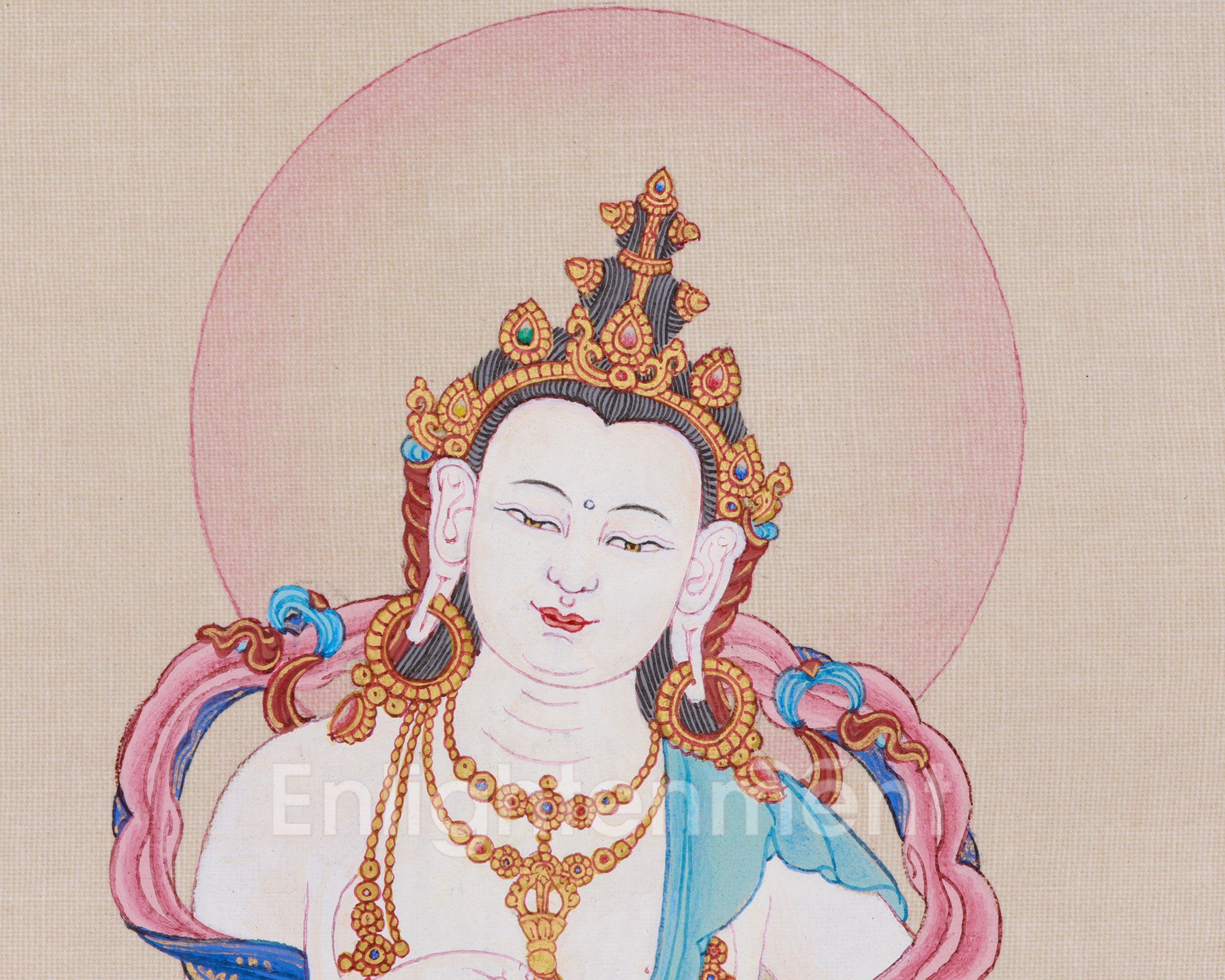 Vajrasattva Symbol of Purification Thangka | Enlightened Deity