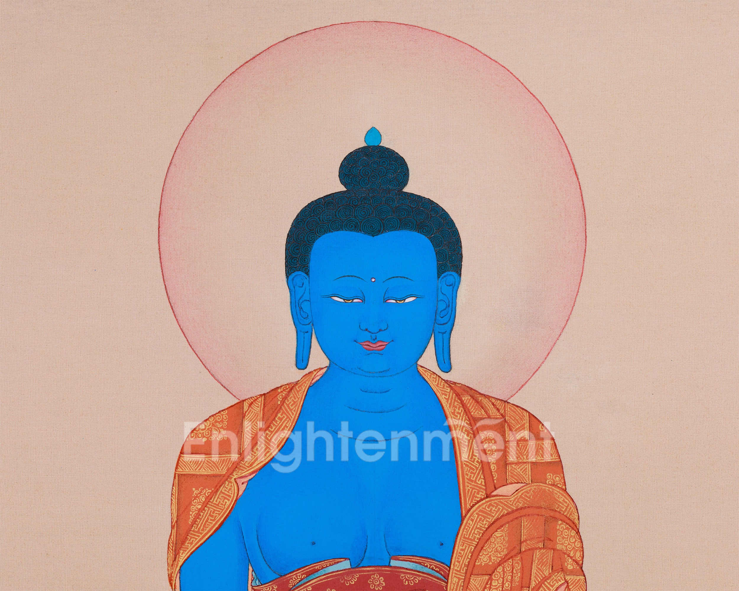 Healer Medicine Buddha Thangka | The Savior of Physical and Spiritual Well-being