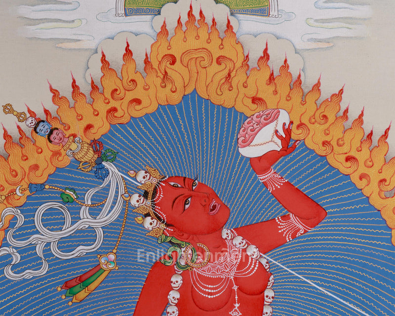 Goddess Dakini Vajrayogini Thangka | Supreme Dakini of Wisdom