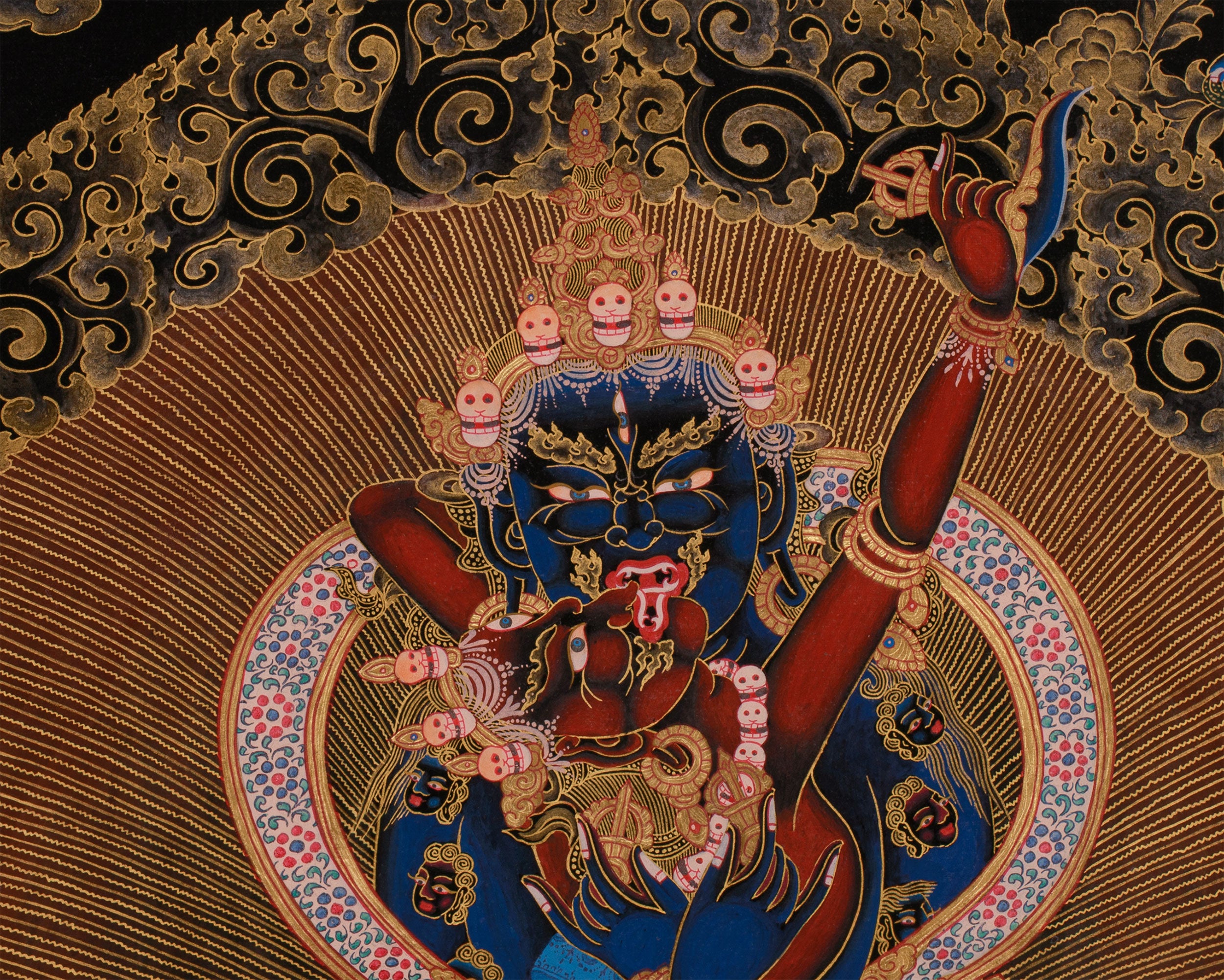 Tantric Chakrasamvara with Consort | Union of Wisdom & Compassion