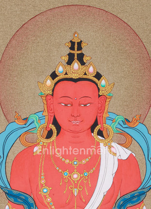 Amitayus : Buddha of Infinite Light | Vajrayana Thangka Art