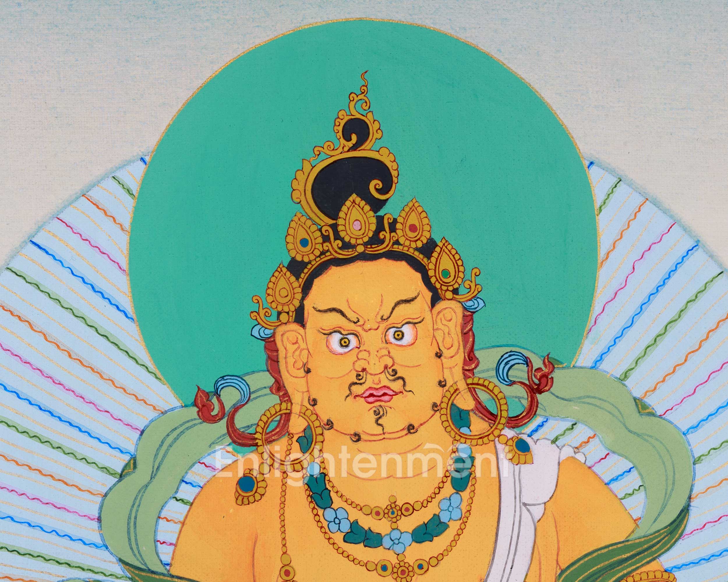 Wealth Deity Jambala Thangka