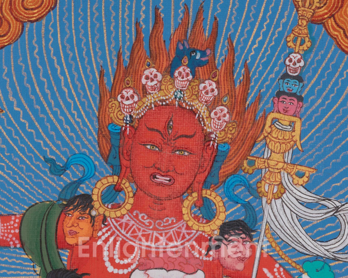 Vajravarahi Buddhist Thangka | Dorje Phagmo Art | Wall Hanging Decors