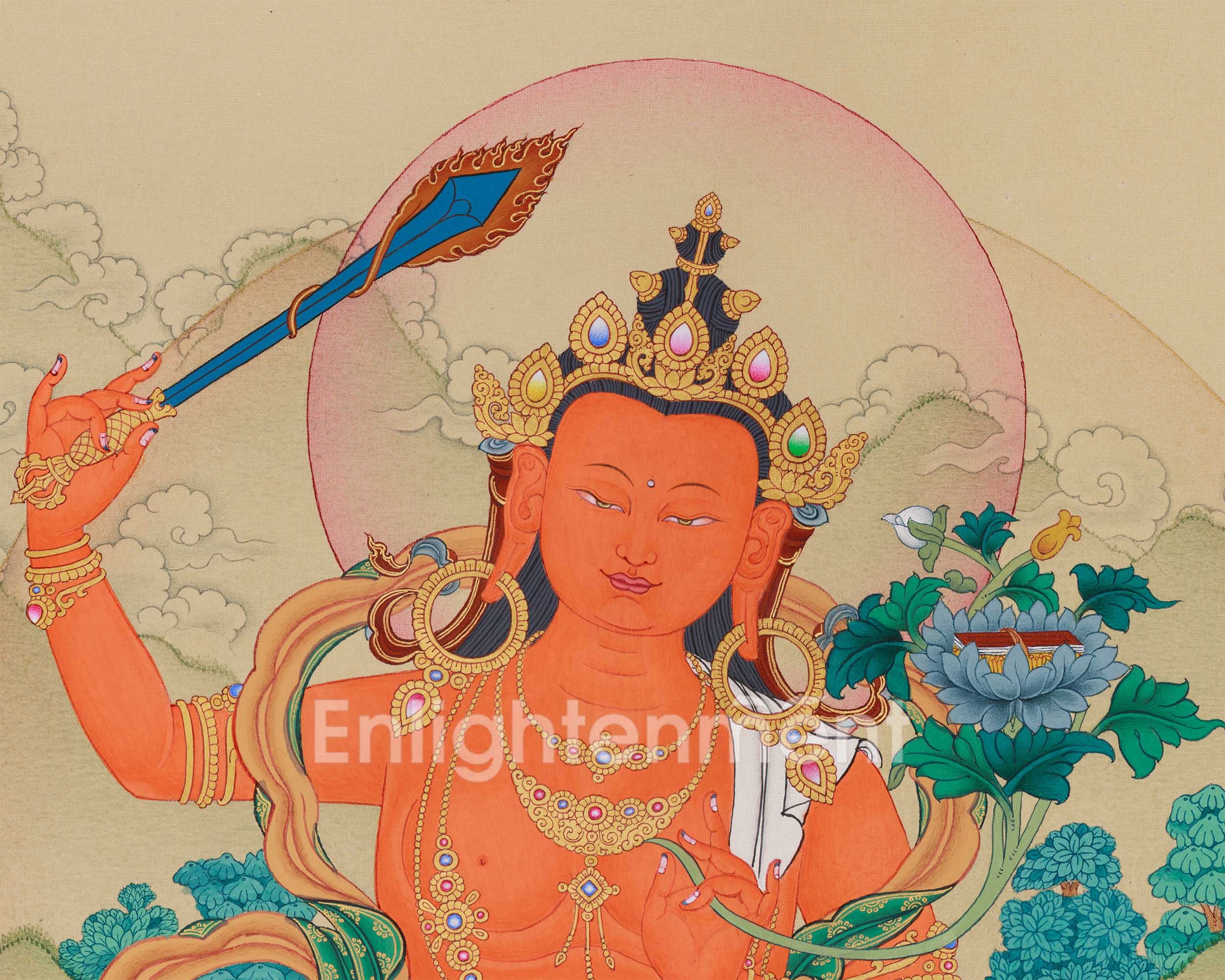 Bodhisattva Manjushri, Wisdom Deity | The Lord of Insight and Supreme Intelligence