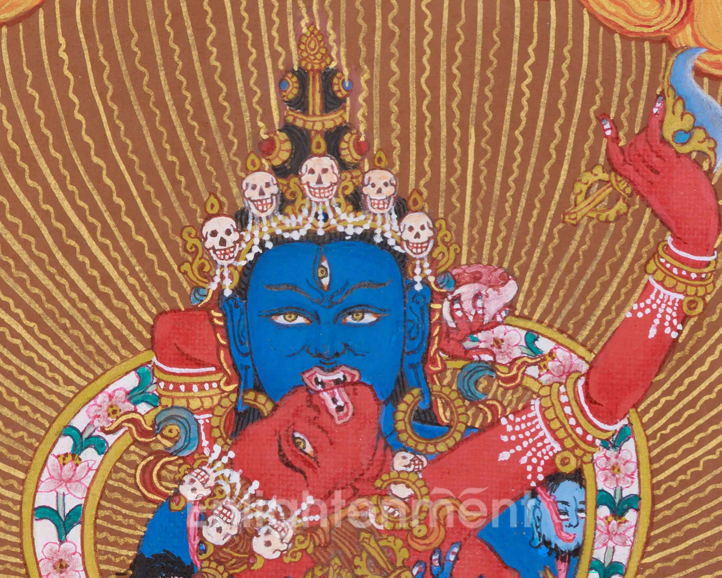 Yidam Chakrasamvara Thangka | Union of Wisdom and Bliss | Vajrayana Buddhism