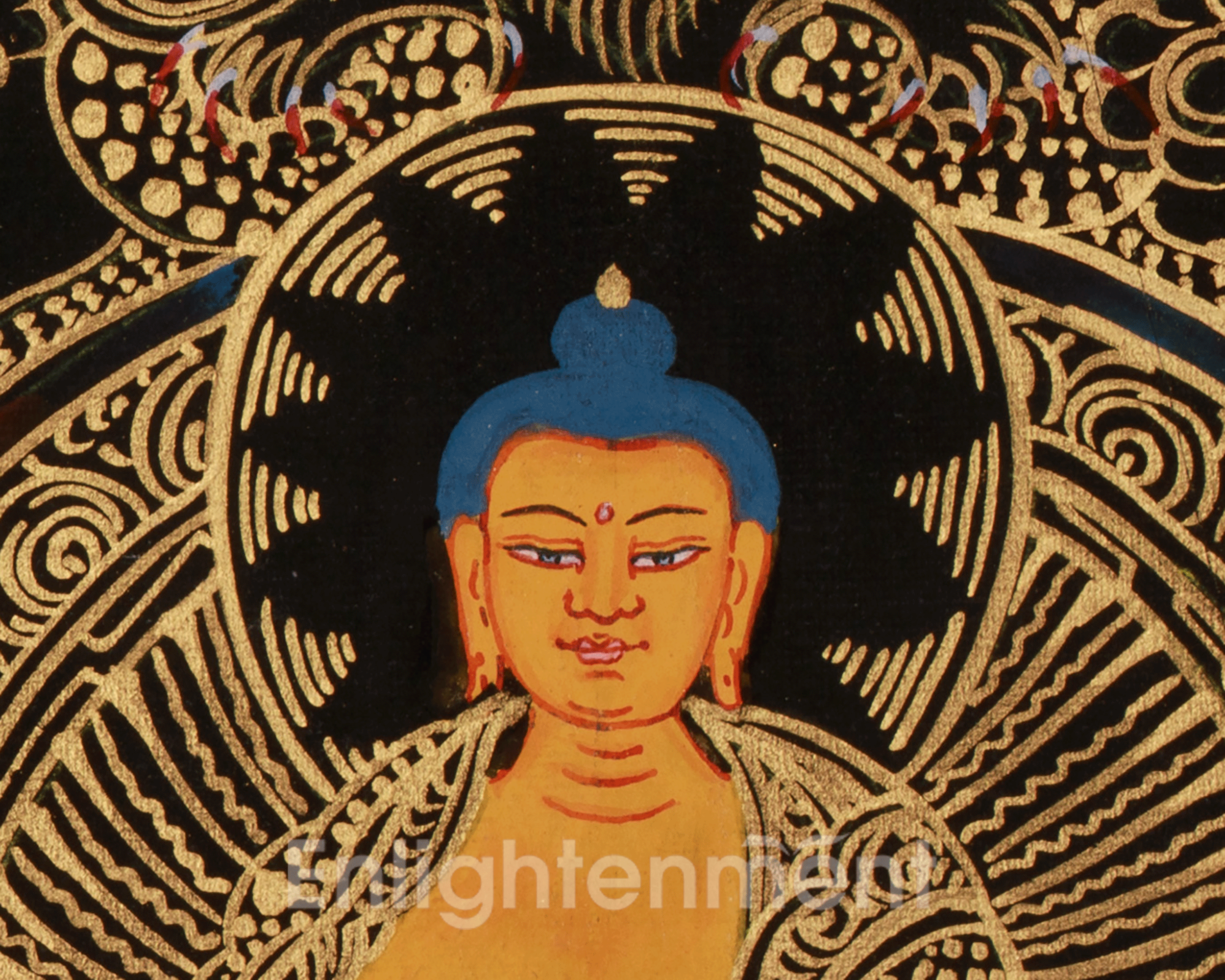 Traditional Art of Buddha Life Story Thangka | Shakyamuni Buddha Thangka