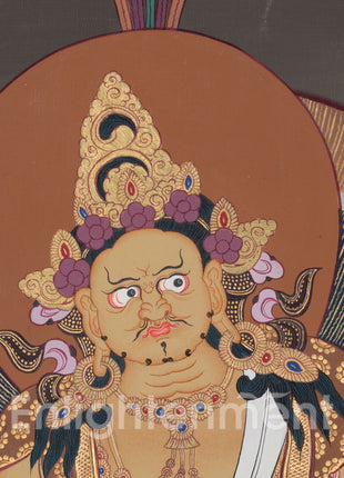 Wealth Deity Artwork | Dzambhala, The Guardian of Abundance & Prosperity