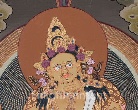 Wealth Deity Artwork | Dzambhala, The Guardian of Abundance & Prosperity