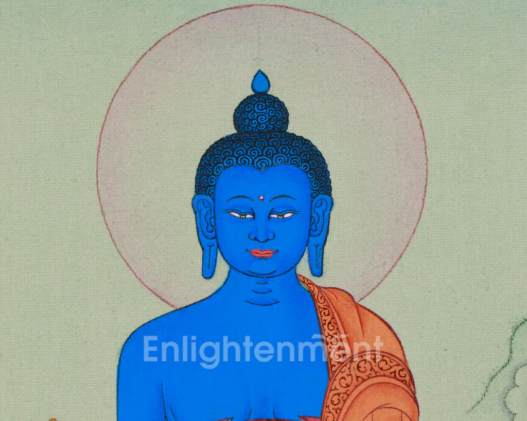 Tibetan Art of Medicine Buddha | Spiritual Healing Buddha