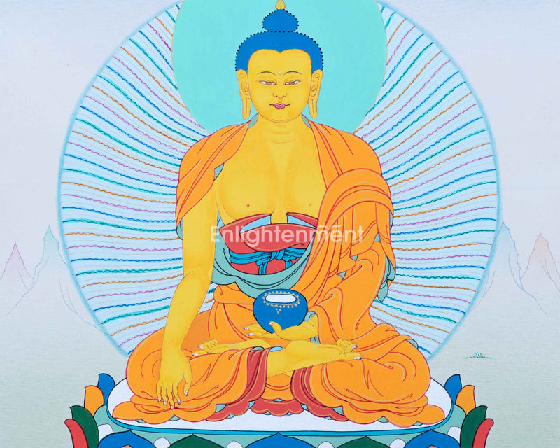 Buddha Gautama Thangka, Guidance to Your Spiritual Journey | Shakyamuni Buddha