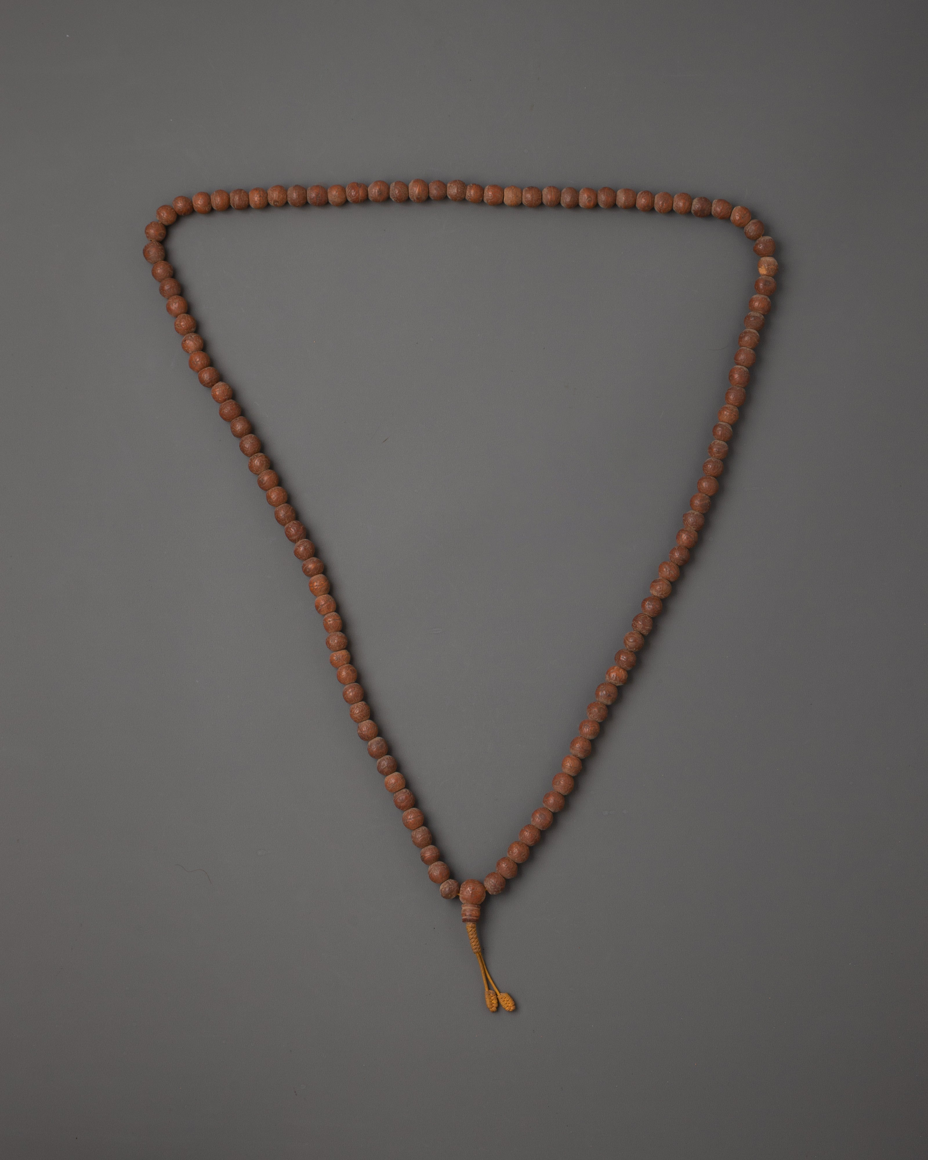 Wood Mala Bead Necklace | Himalayan Craft