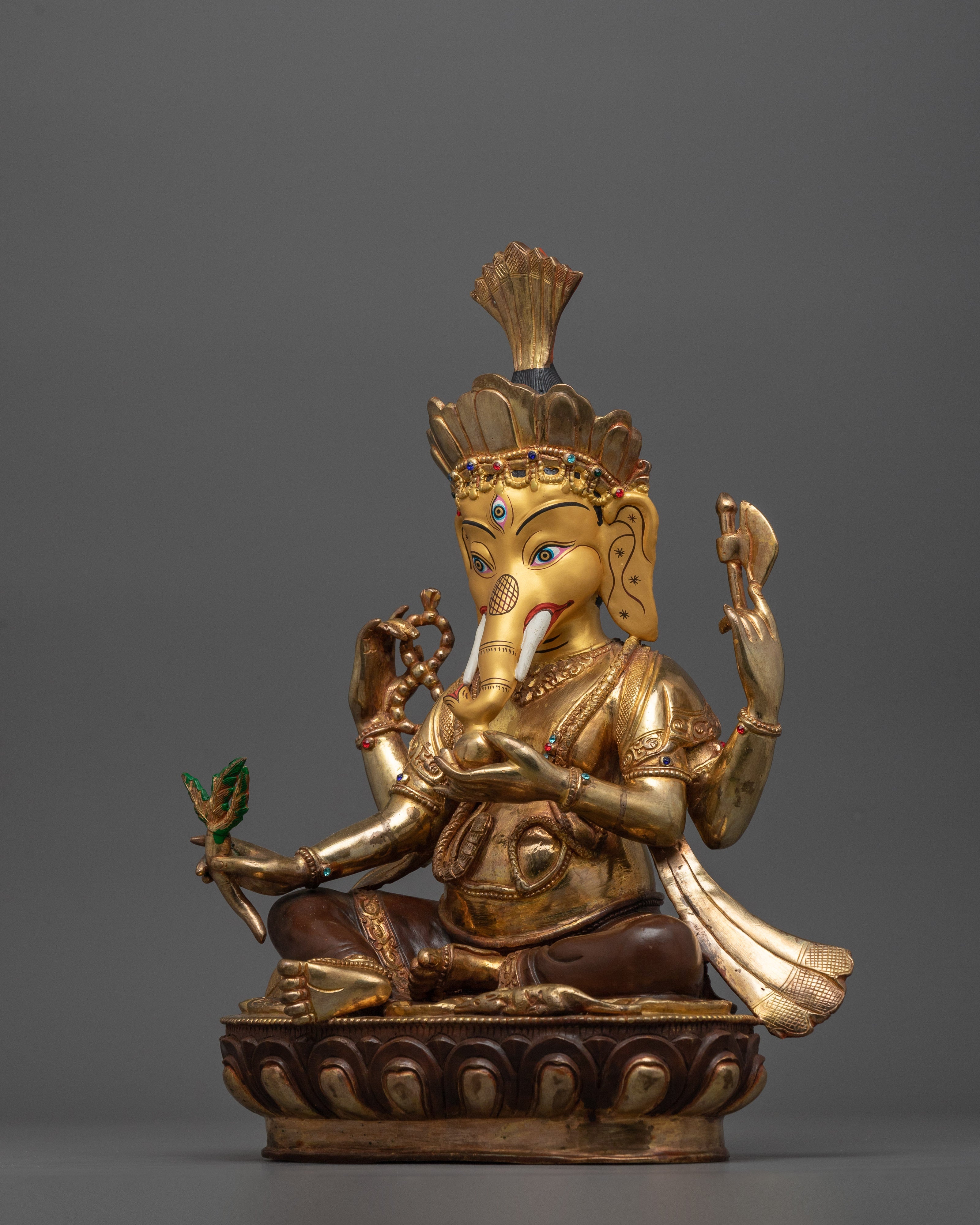 Elephant Headed Hindu Deity Ganesha | Himalaya Nepal Lord Ganpati Idol