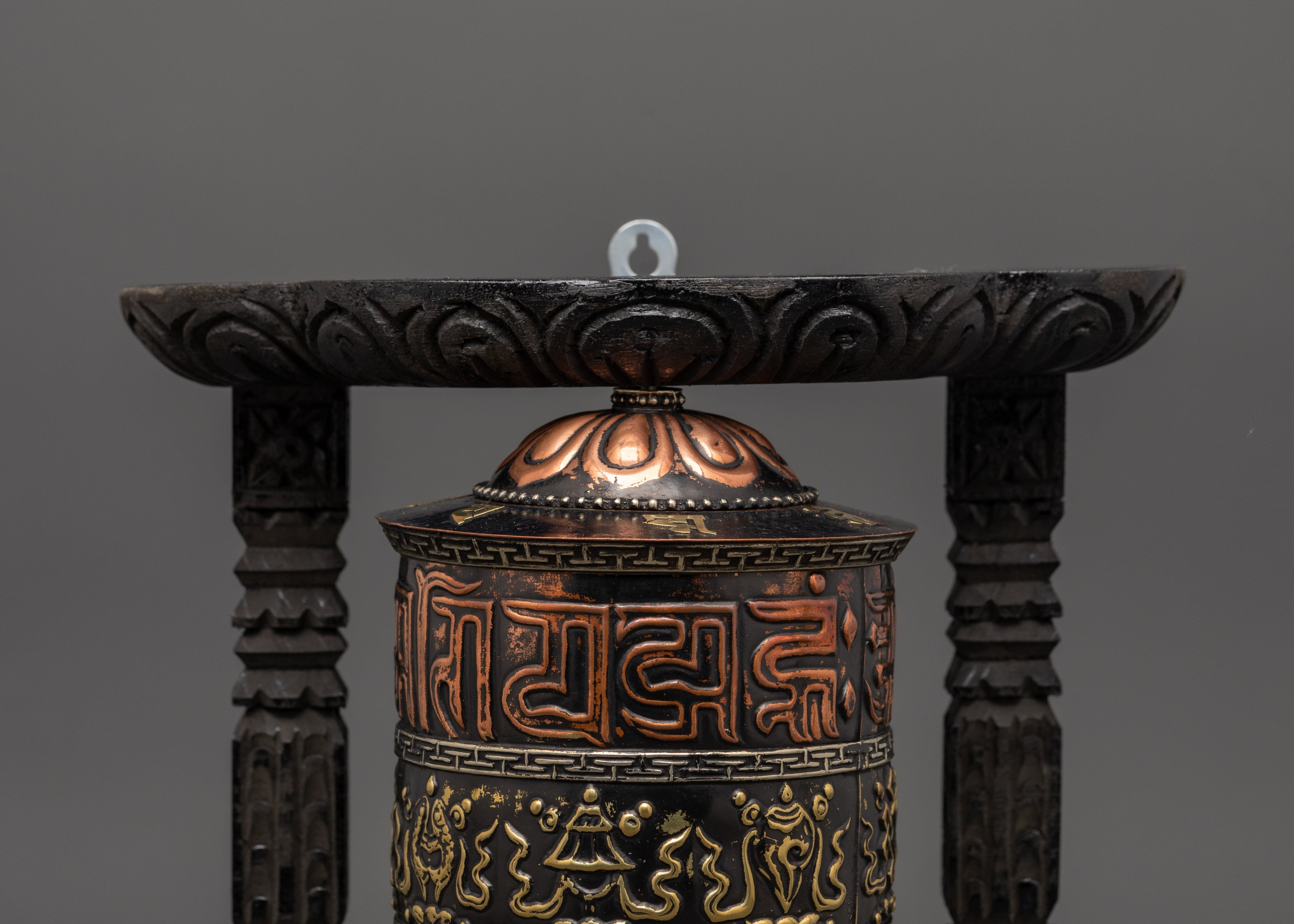 Sacred Buddhist Mantra Wheel | Tibetan Prayer Wheel