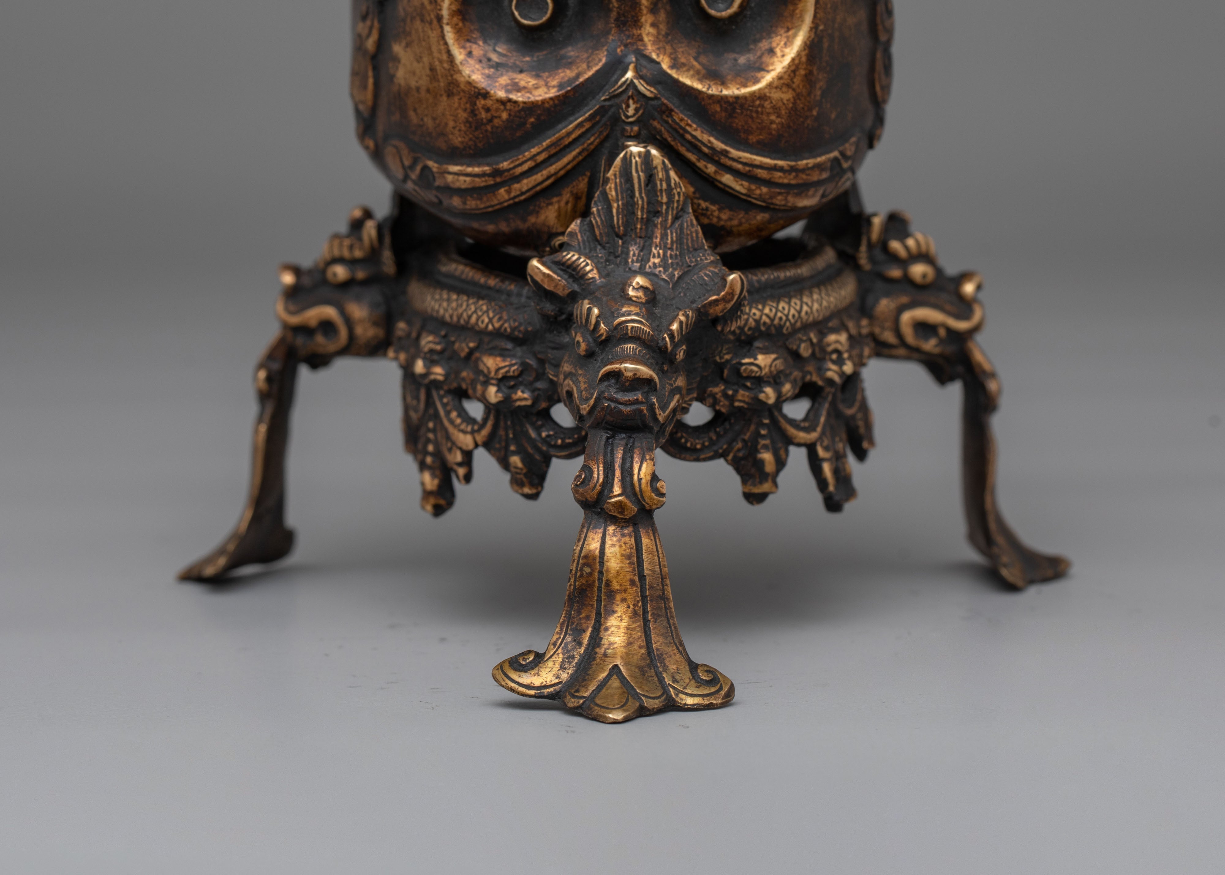 Handcrafted Kapala for Ritual | Tibetan Skull Cup