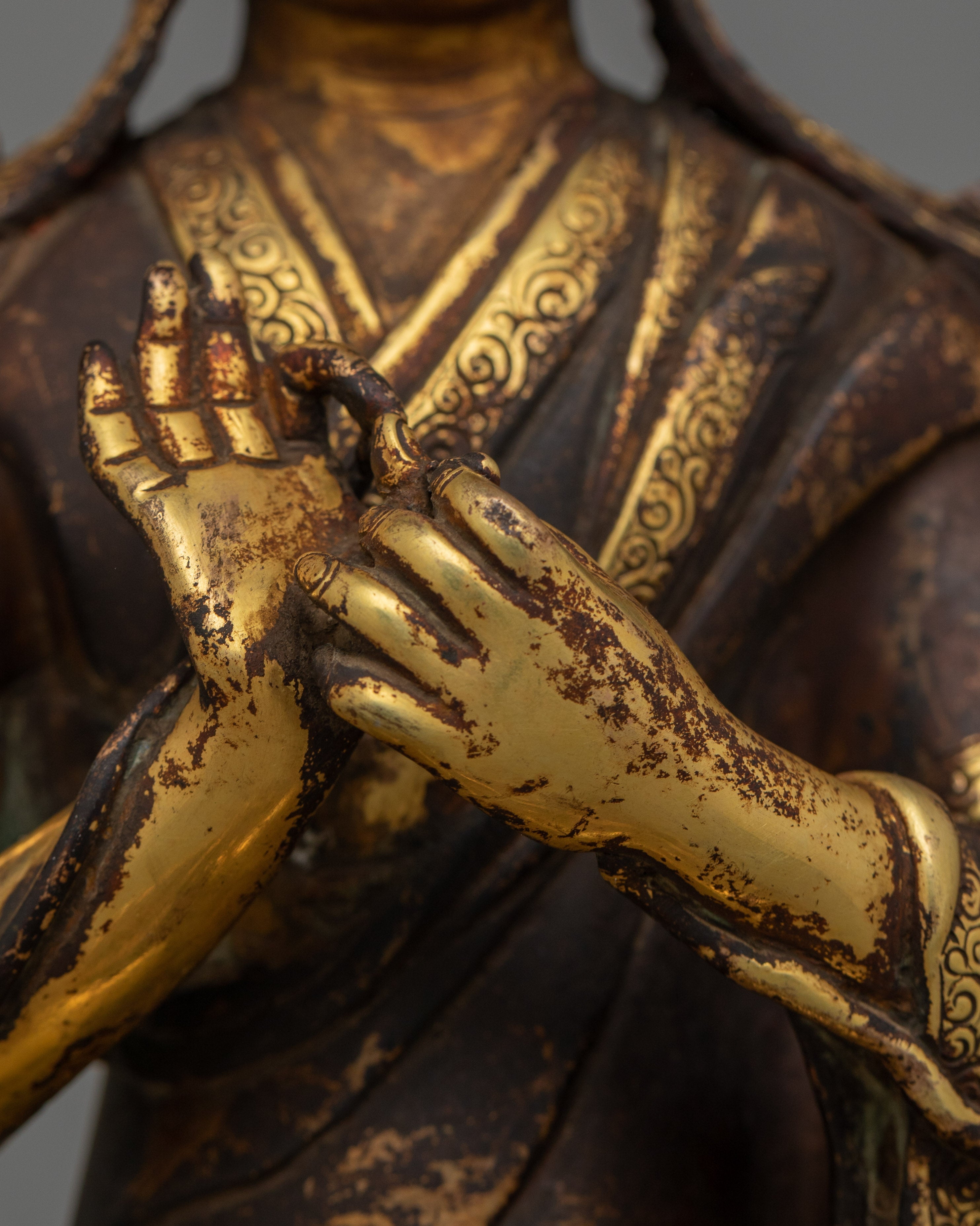 9 Inches Tsong Khapa Statue | Tibetan Religious Philosopher