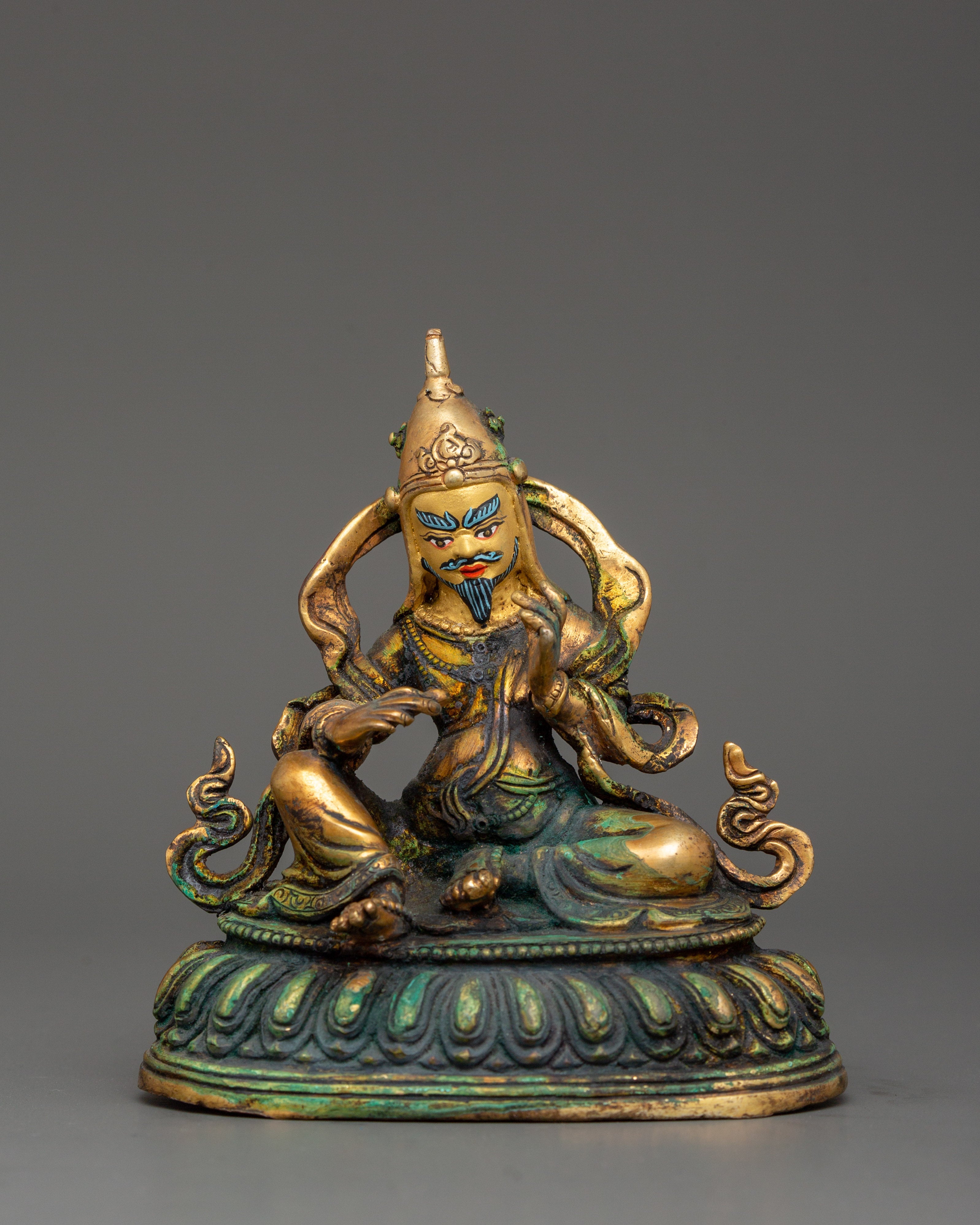 Chatur Maharaj Set | Majestic Gold-Plated Copper Statues for Divine Blessings