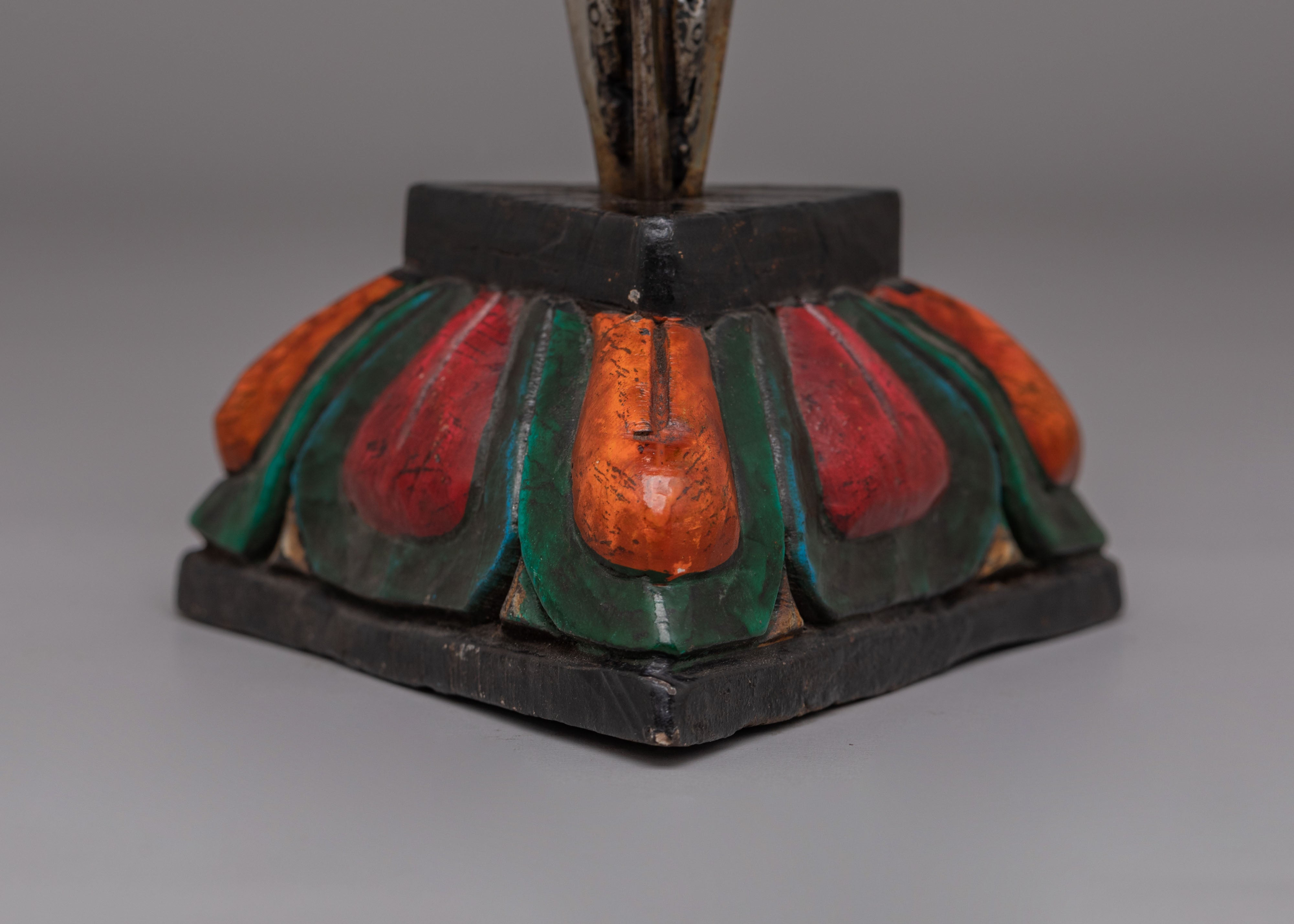 Traditional Tibetan Phurba Dagger | Ritual Dagger for Altar