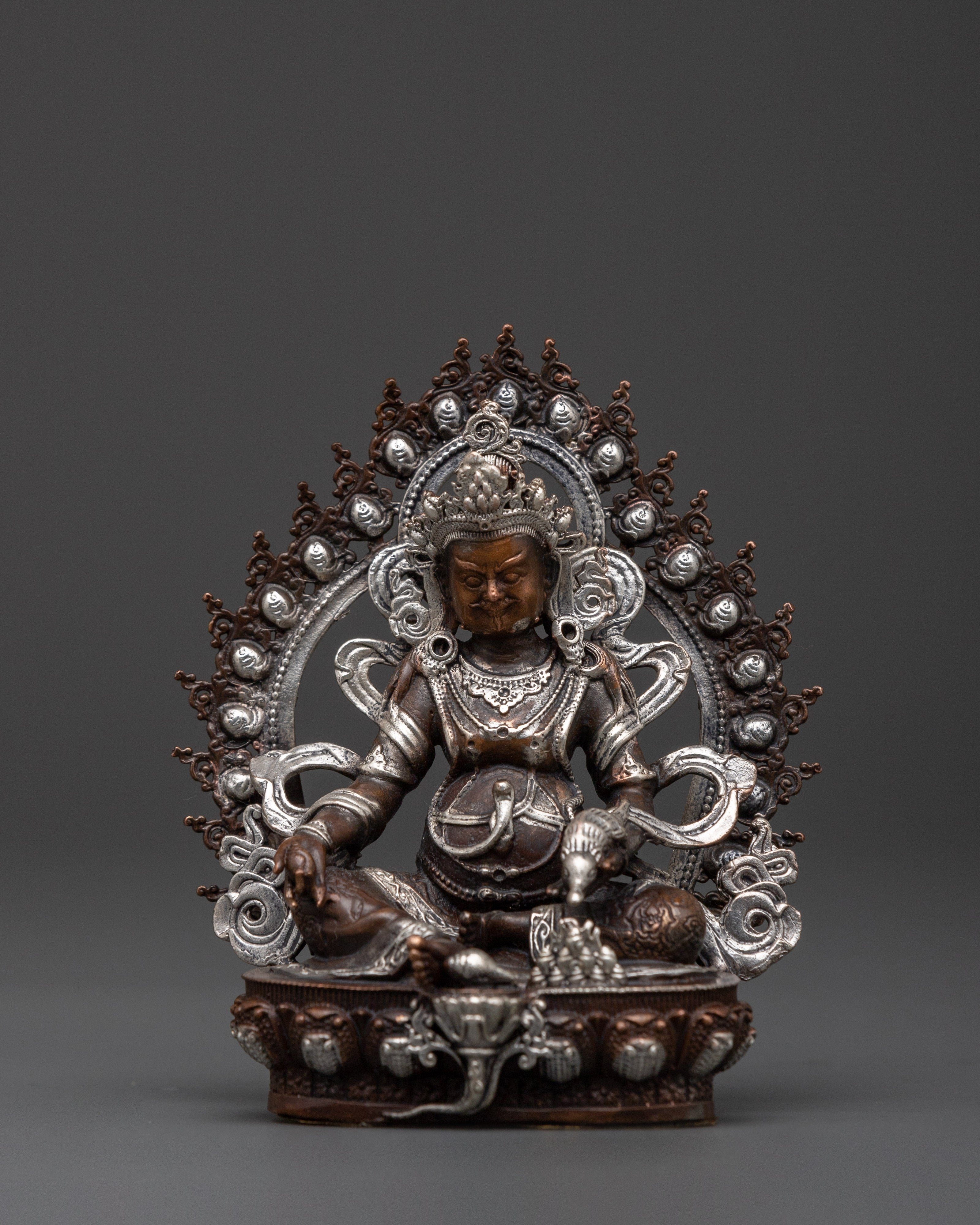 Oxidized Statue of Dzambhala | Altar and Prosperity