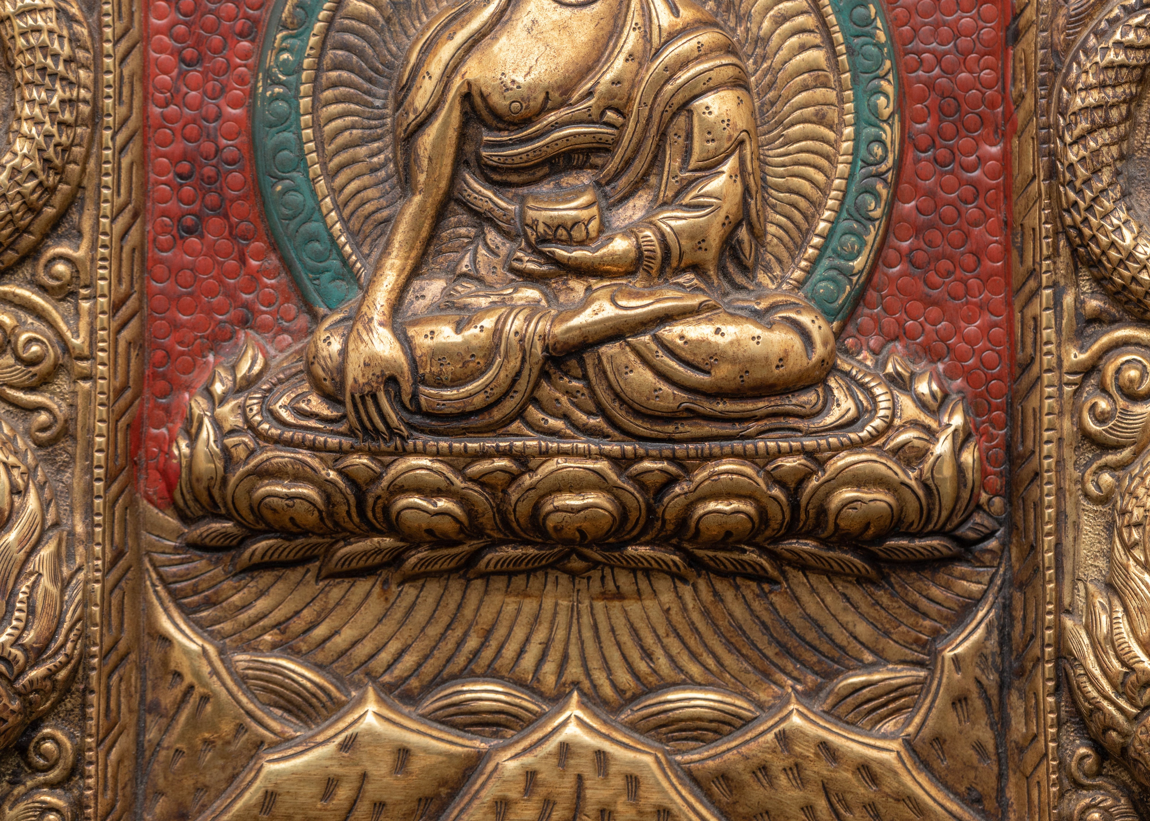 Traditional Brass Shakyamuni Buddha Artwork | Symbol of Enlightenment