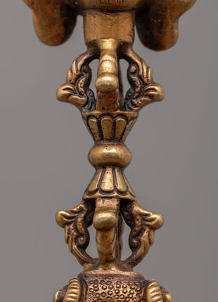 Tibetan Copper Phurba Kila | Ritual Buddhist Dagger