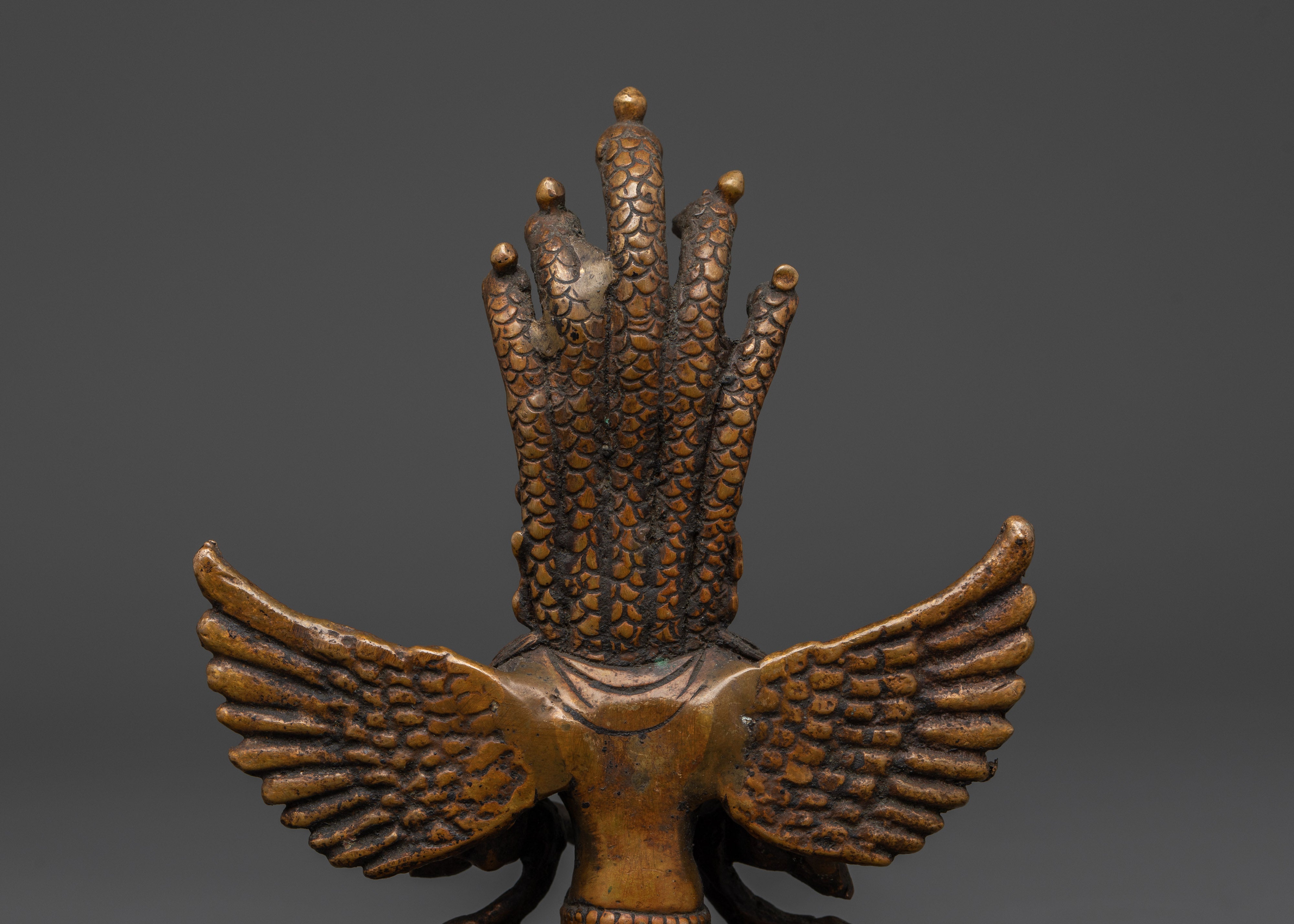 Divine Serpent Deity Naga Kanya Statue | Tibetan Buddhist Snake Goddess Sculpture