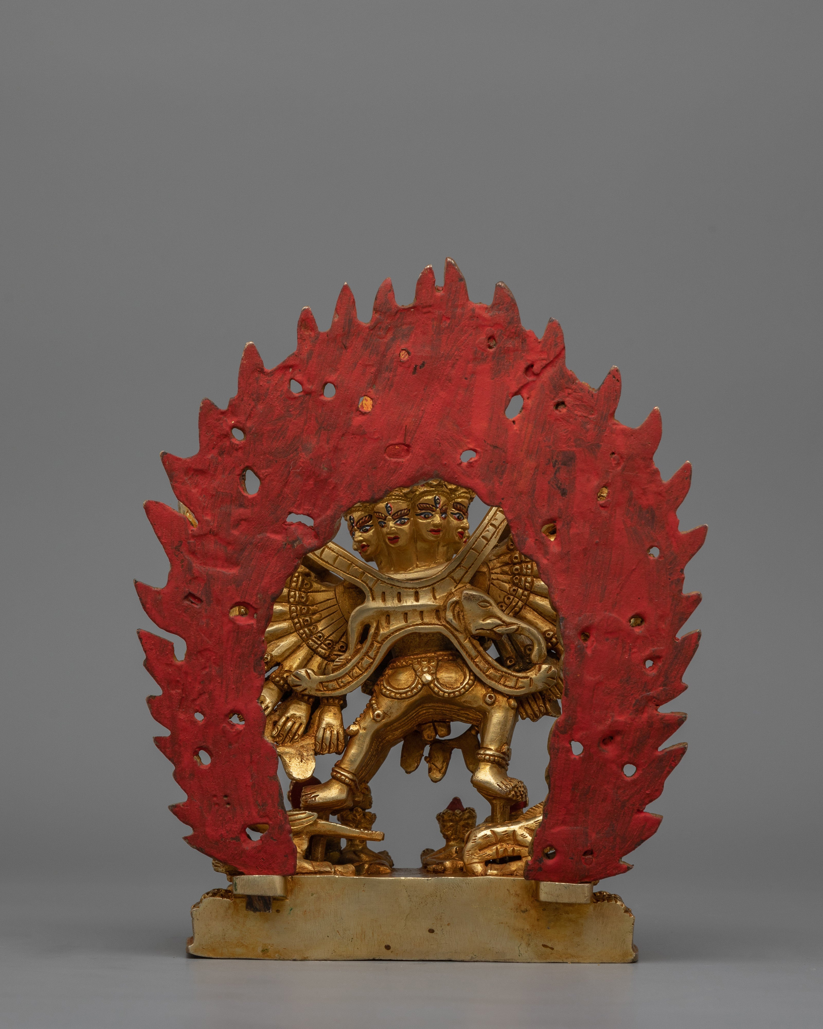 Handmade Statue of Vajrabhairava | Tibetan Protector Deity for Meditation and Altar