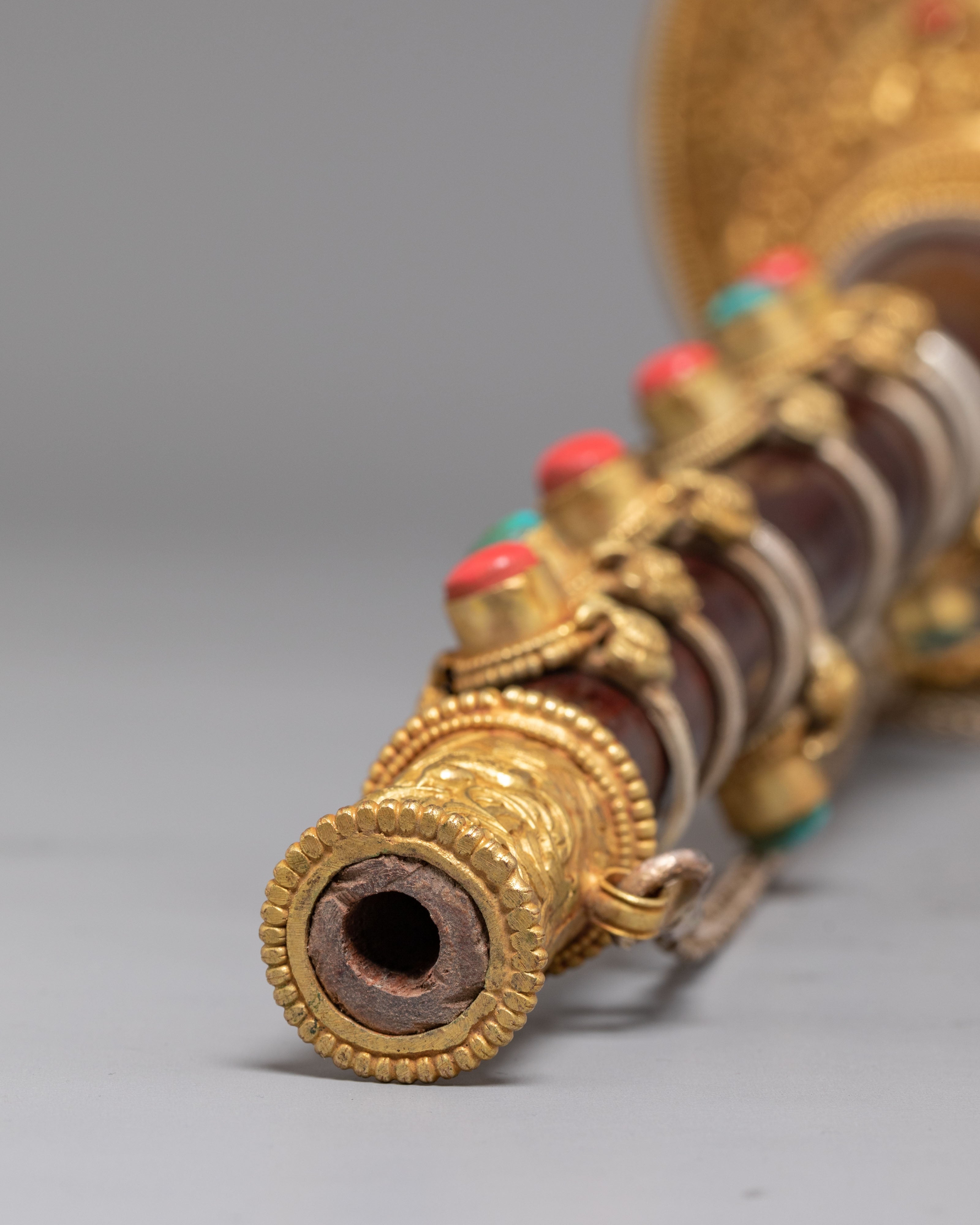 Sacred Buddhist Gyaling | Traditional Buddhist Ceremony Horn