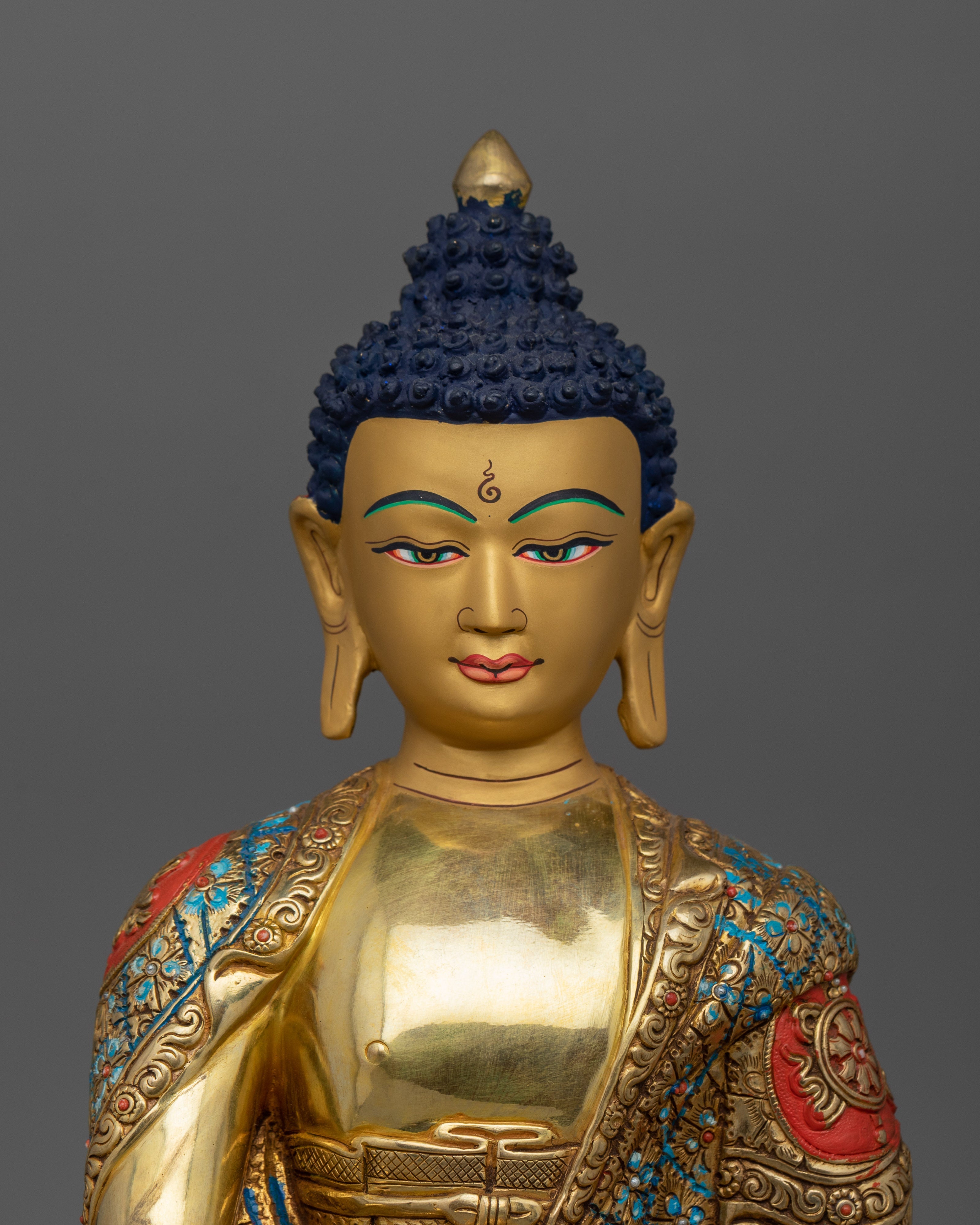 Tibetan Figurine of Shakyamuni Buddha | Embodying Peace and Wisdom