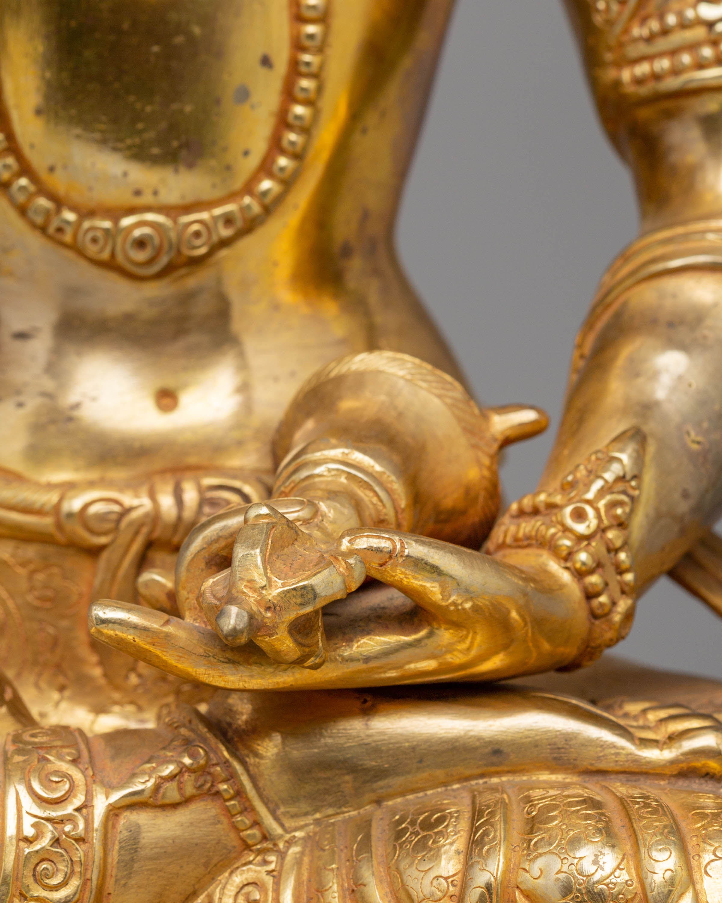 Handcrafted Vajrasattva Statue for Altar | Tibetan Buddhist Artwork
