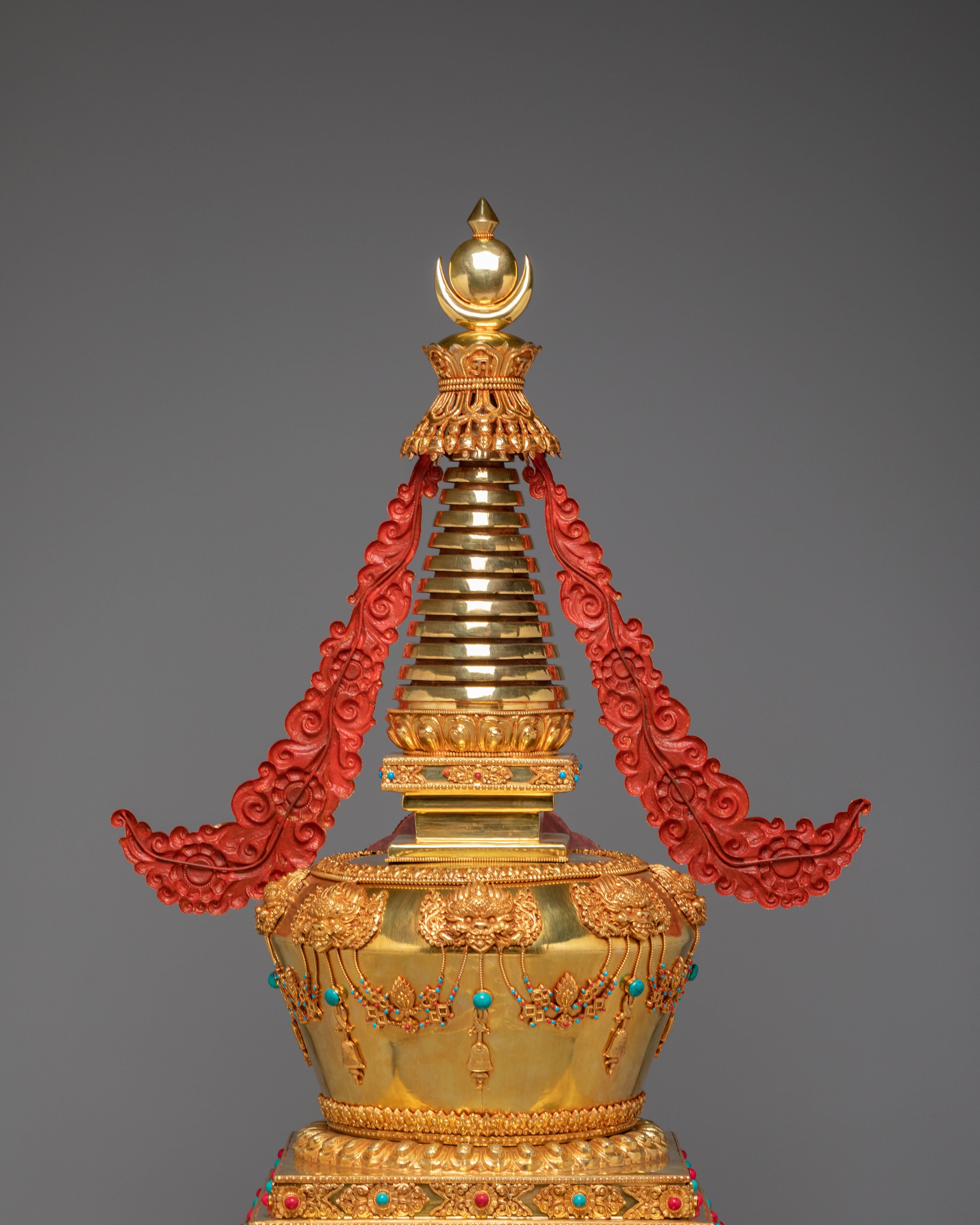 Traditional Spiritual Enlightenment Stupa | Handmade Buddhist Shrine
