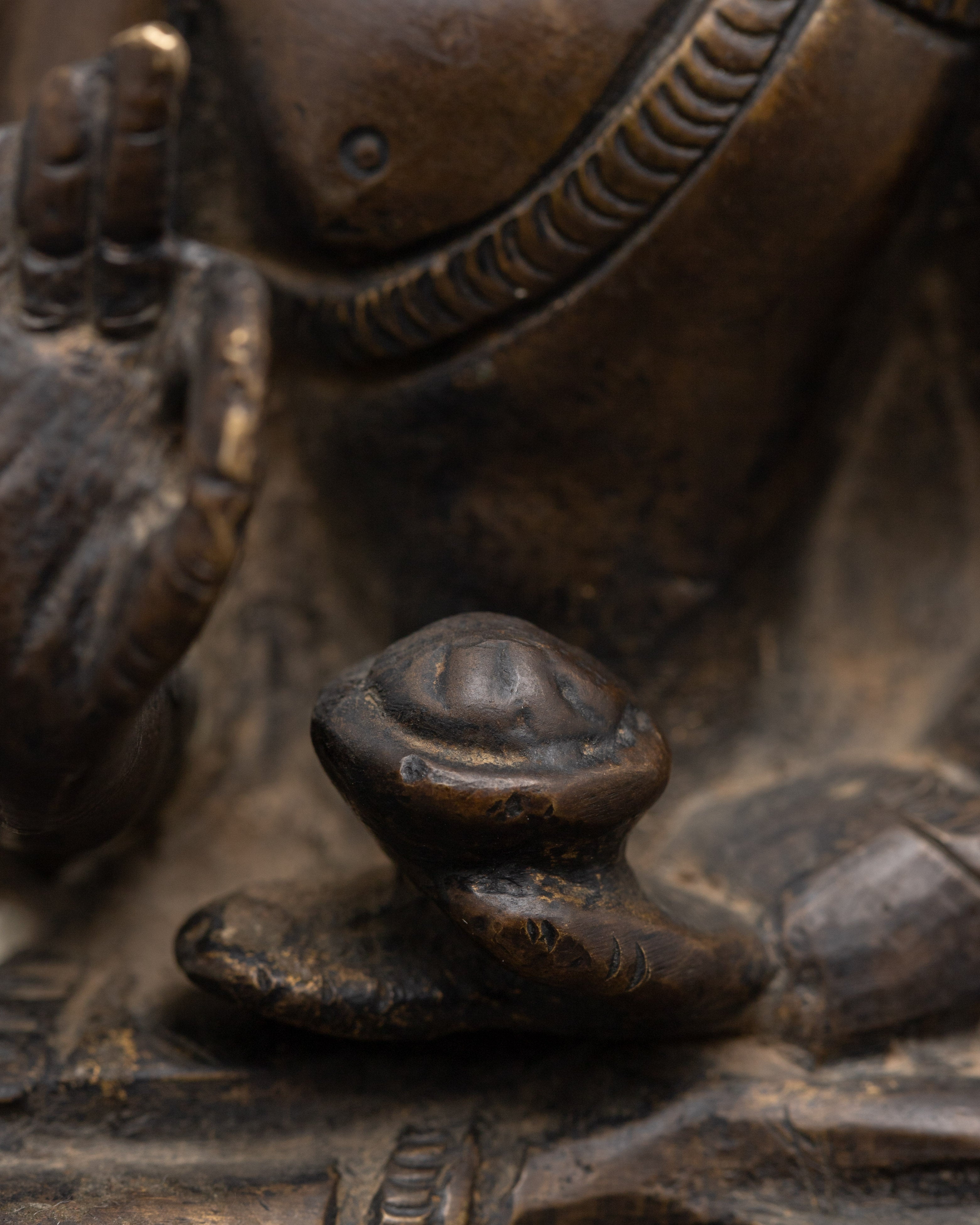 Brass Amogasiddhi Statue | Spiritual Altar Art