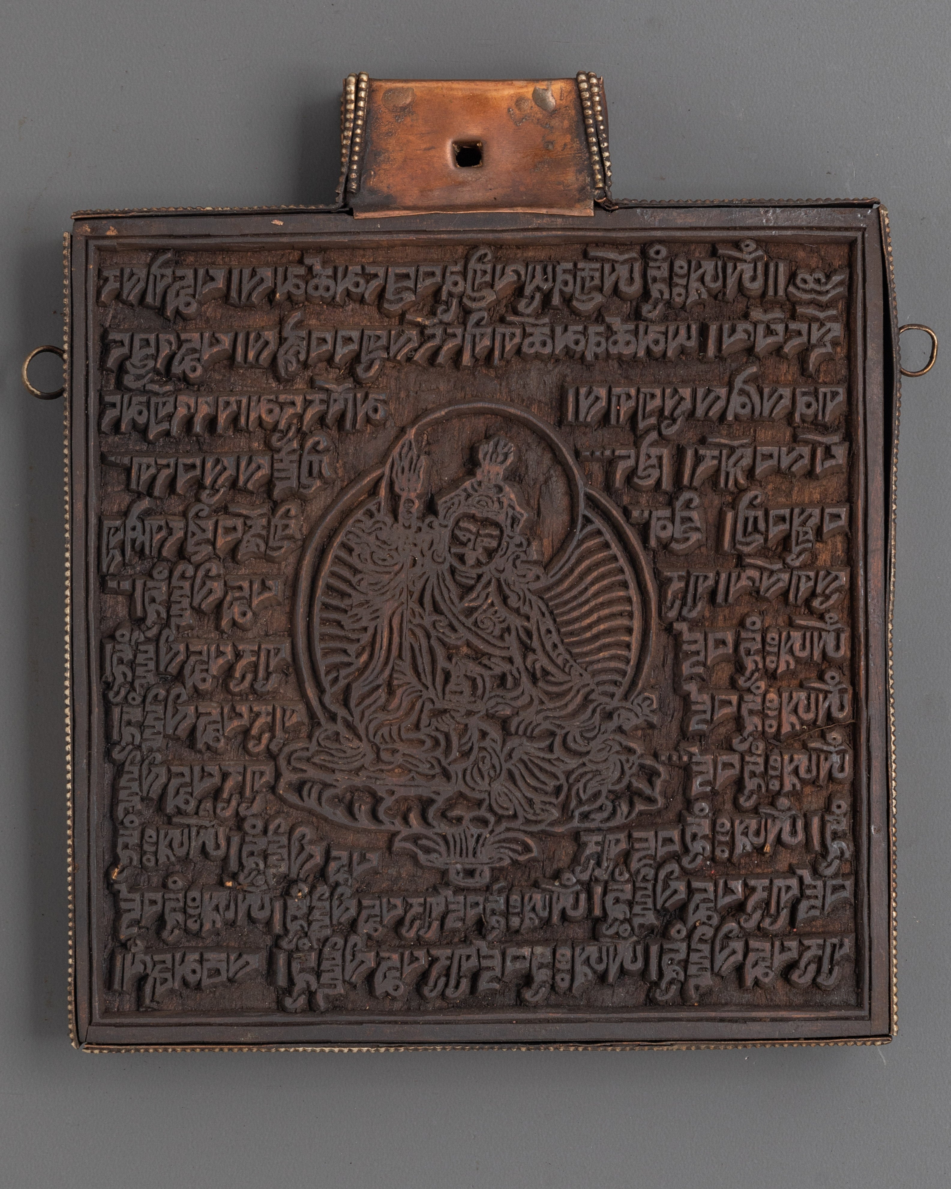 Handcrafted Copper Ceremonial Stamp | Spiritual Decorative Art