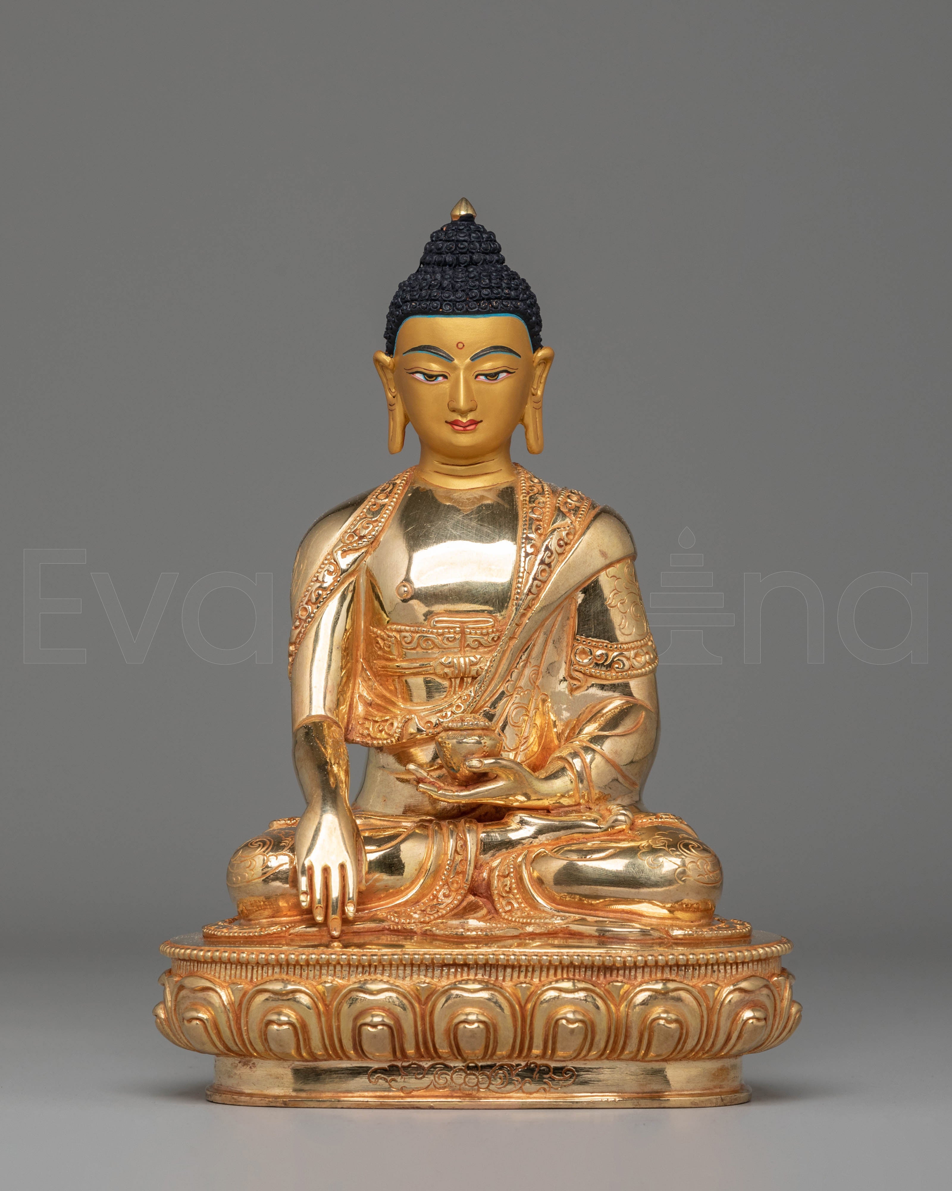 Shakyamuni Buddha Copper Statue for Decor
