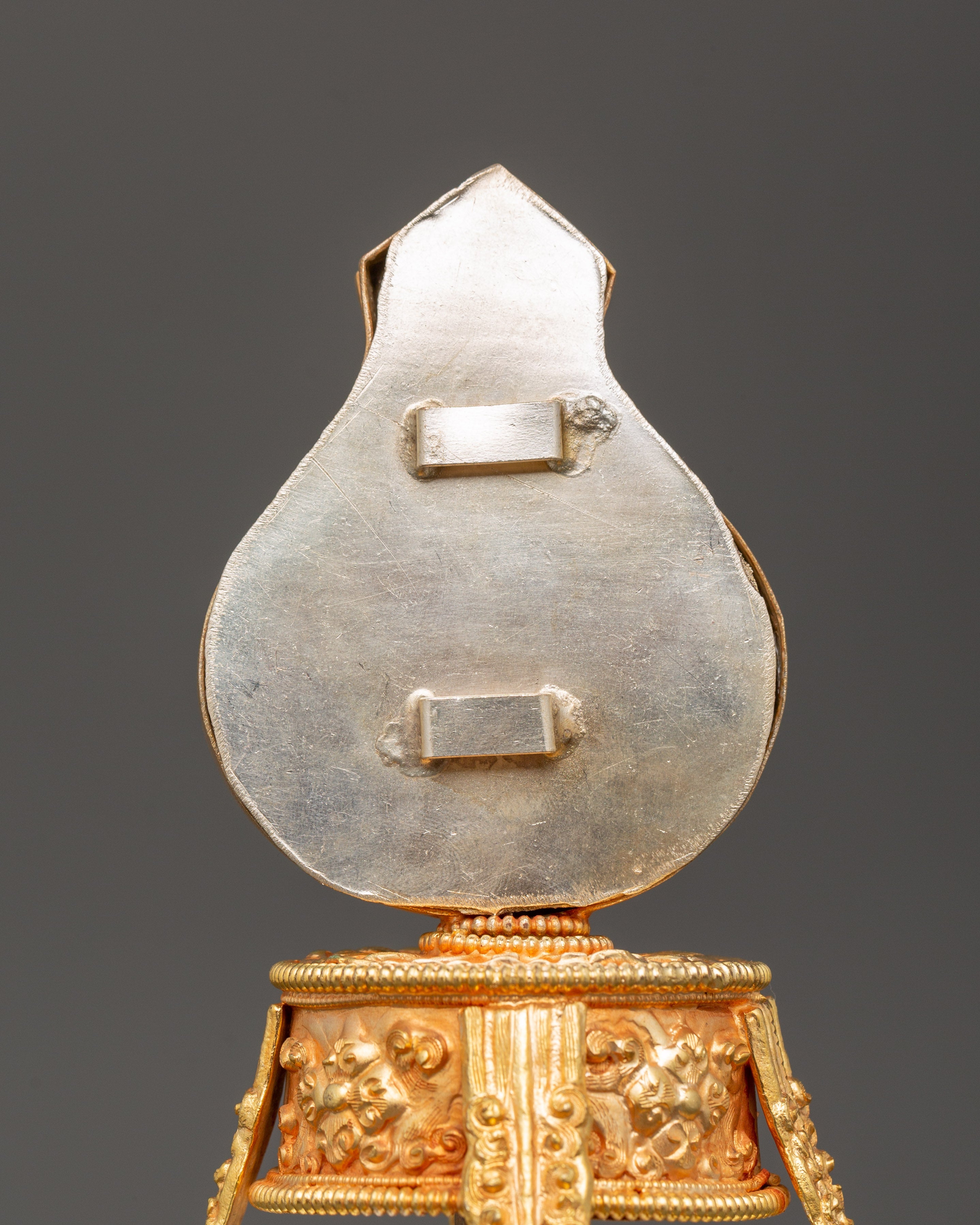Handmade Tibetan Ritual Life Vase | Sacred Longevity Spiritual Item