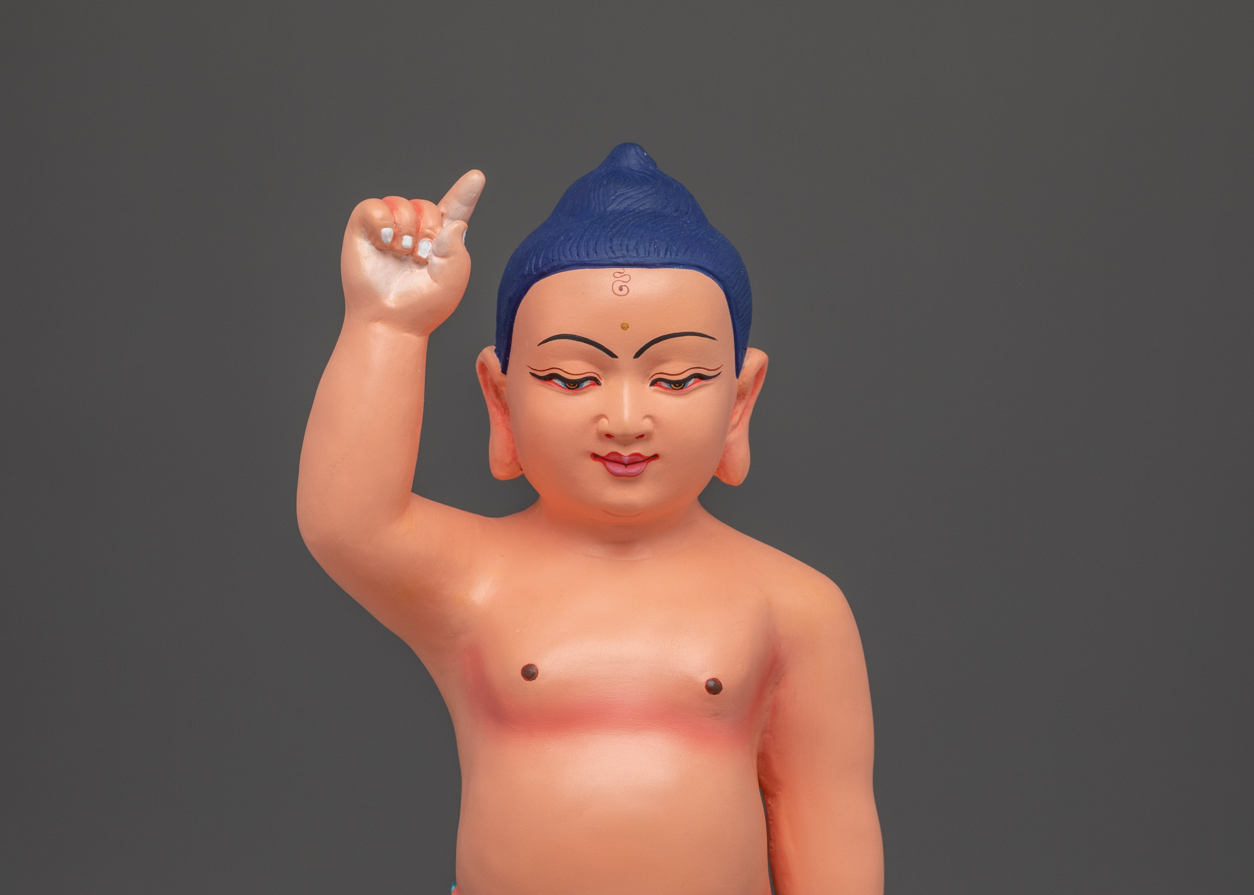 Tranquil Little Buddha Statue | Tibetan Baby Buddha Sculpture