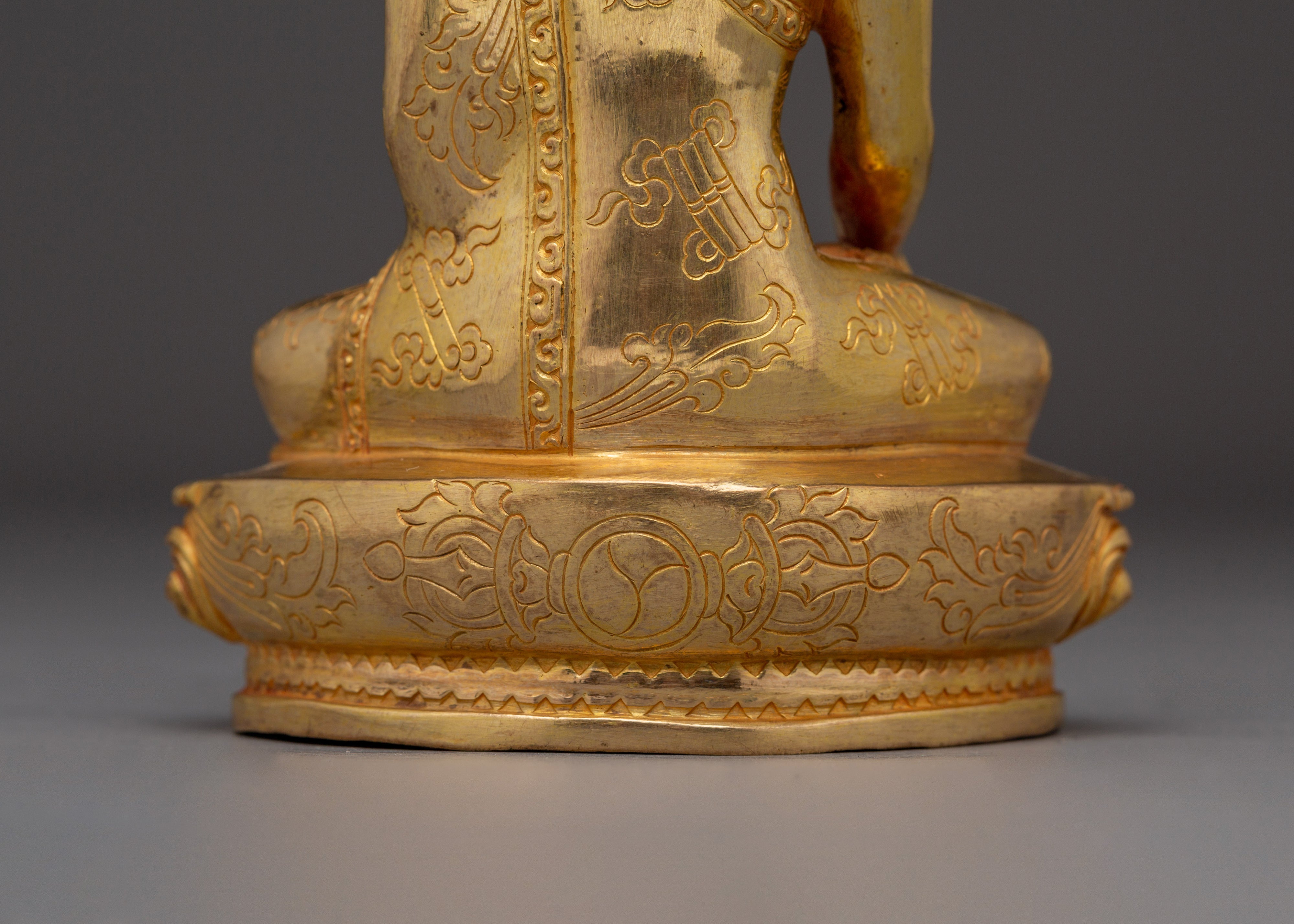 Shakyamuni Buddha Art in Copper | Sacred Buddha Sculpture for Meditation