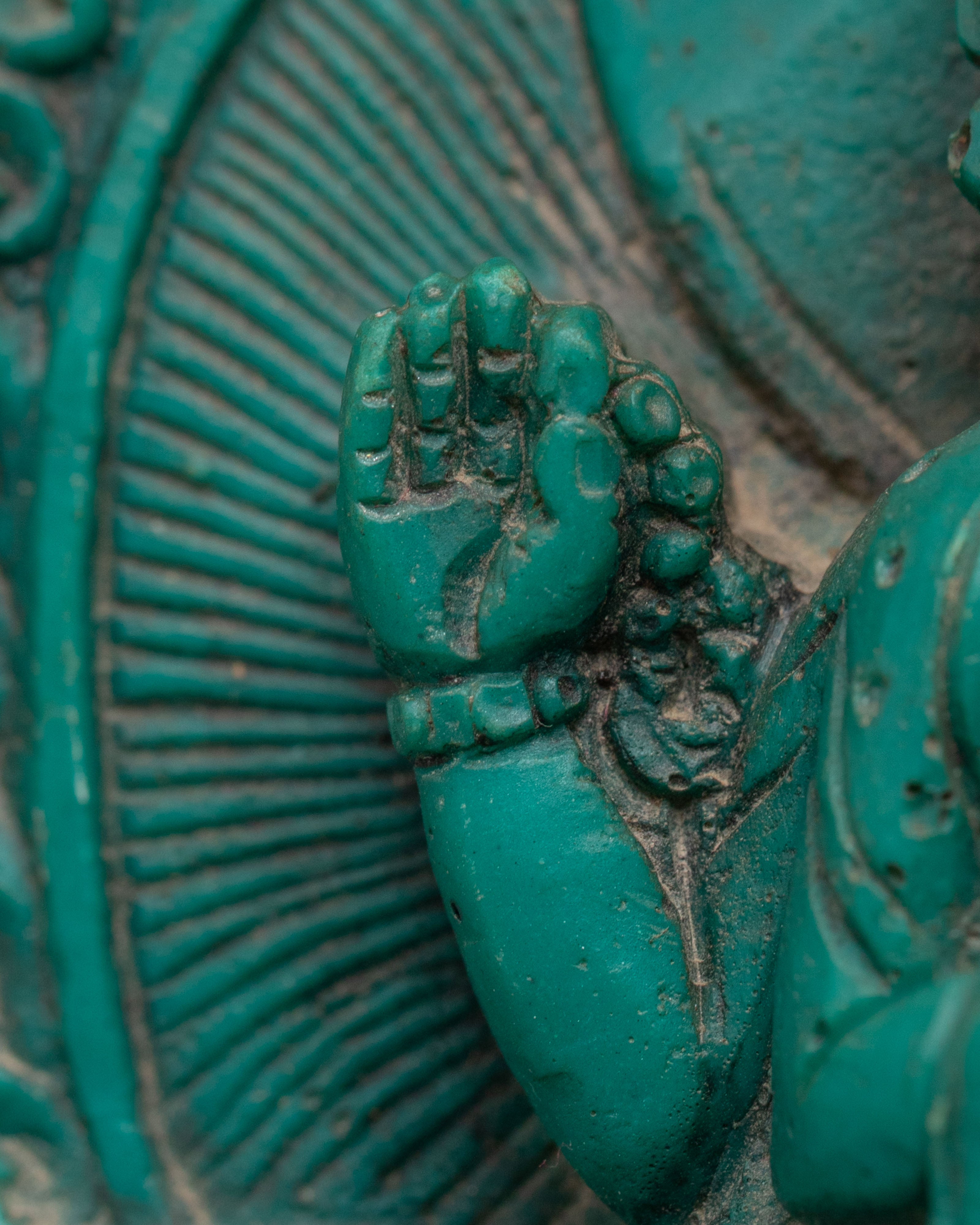 Traditional Chenrezig Spiritual Sculpture | Bodhisattva of Compassion