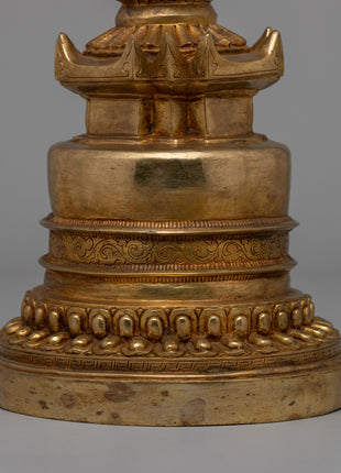 Traditional Kadampa Buddhist Stupa | Tibetan Buddhist Symbol for Spiritual Growth