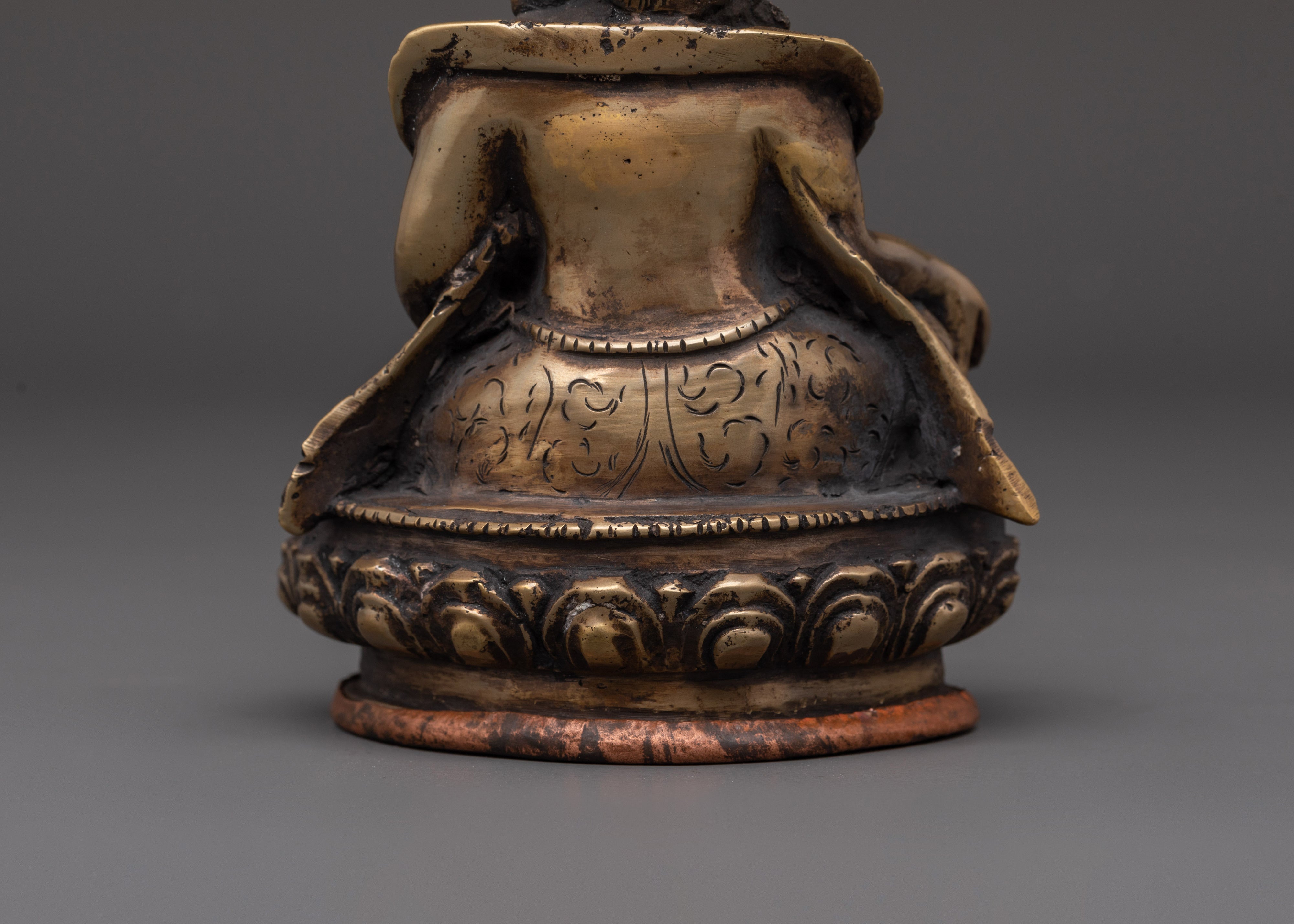Dzambhala Wealth Deity Bronze Statue | Perfect for Home Altars and Prosperity Rituals