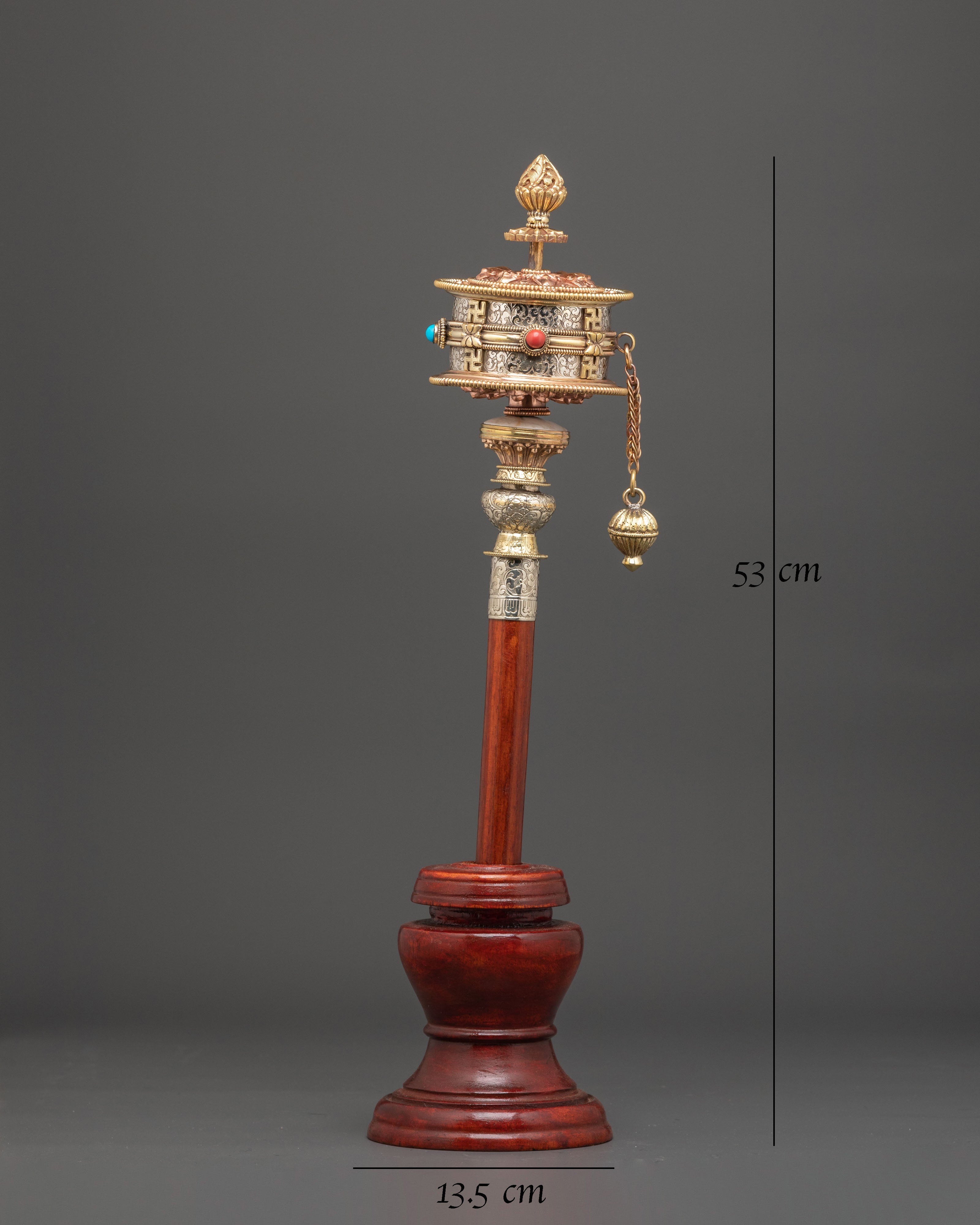 Spiritual Buddhist Prayer Wheel | Sacred Tool for Meditation