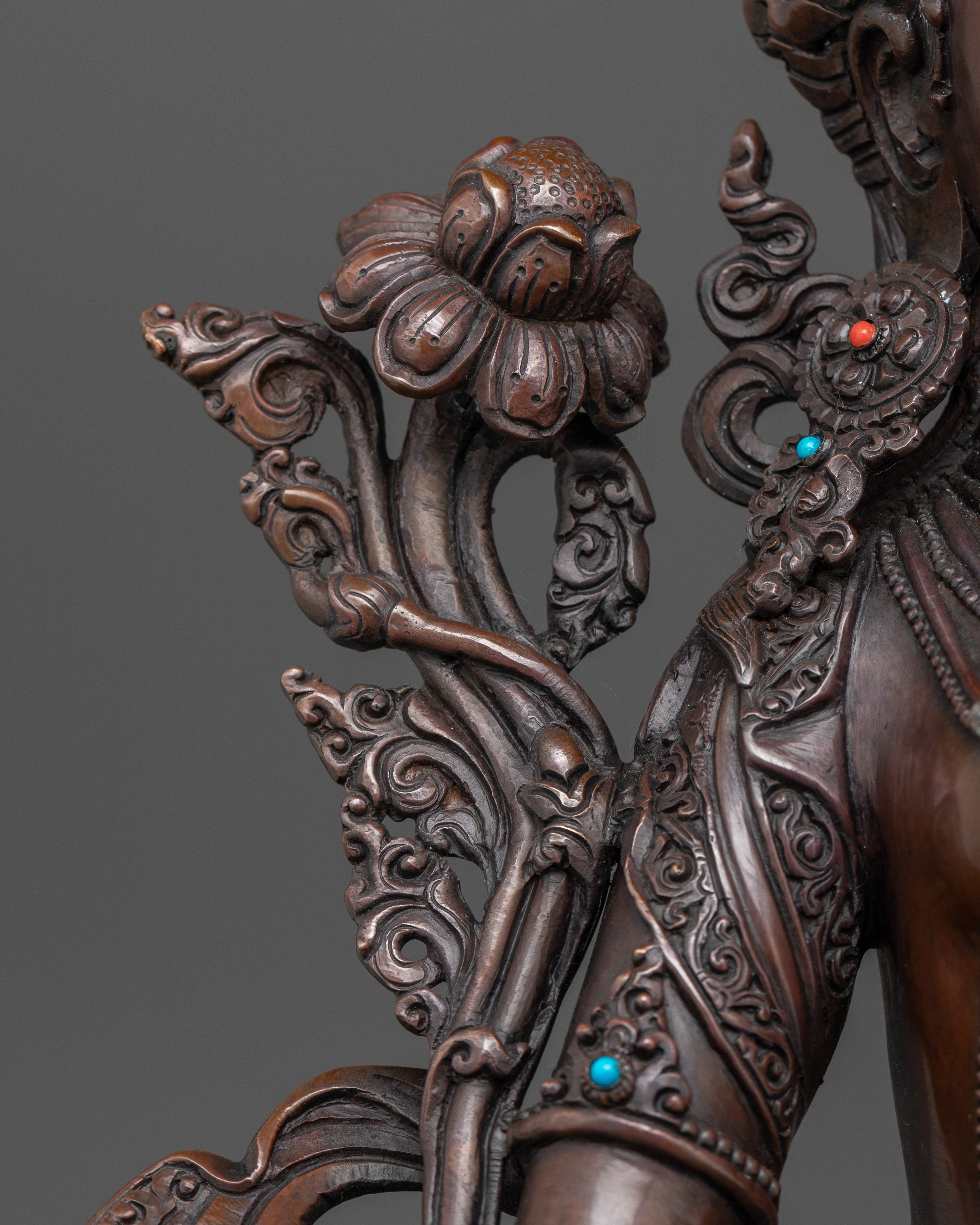 13.4-Inch White Tara Statue | Sympathetic Buddha