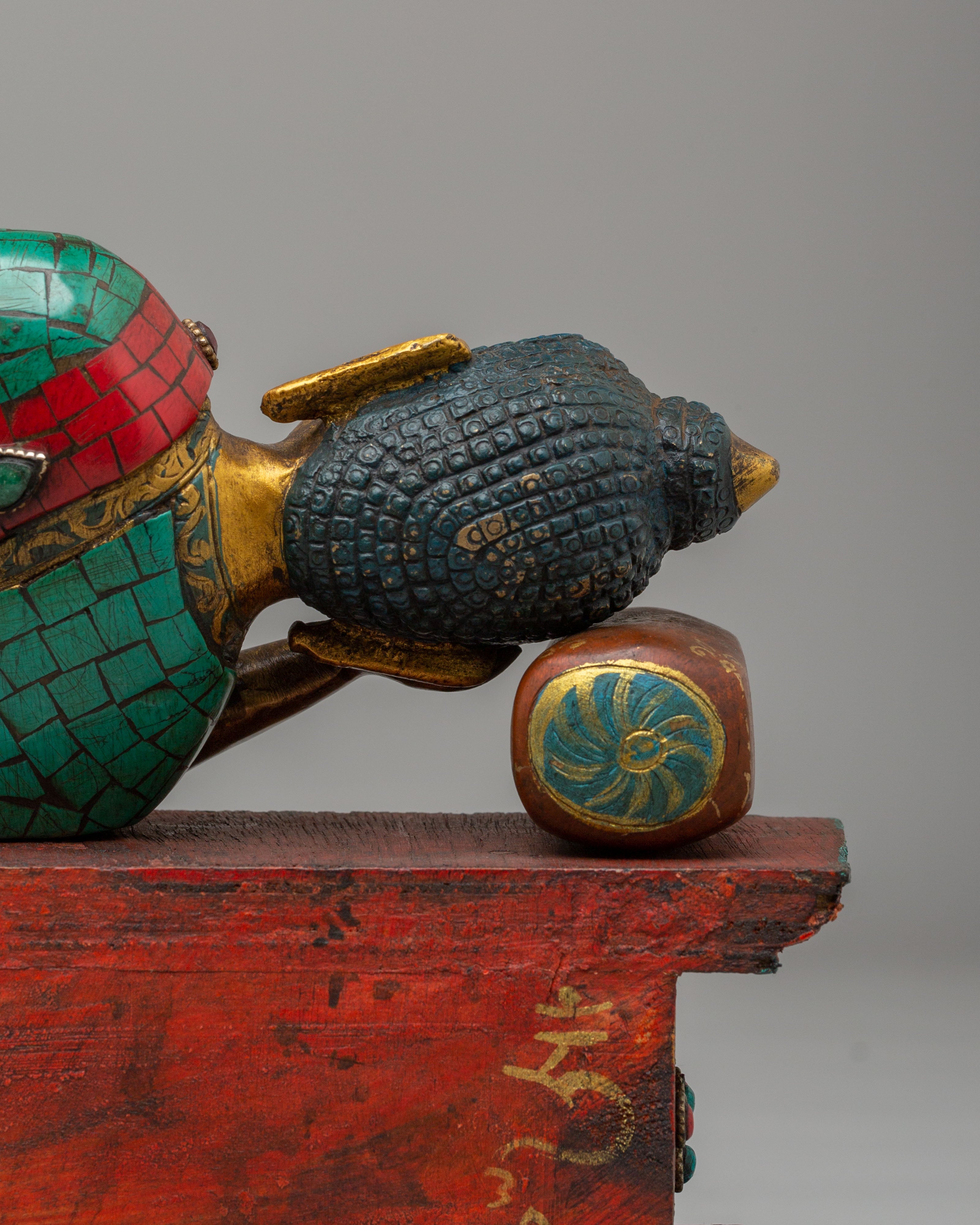 Handmade Reclining Buddha Statue | Bronze Buddhist Sculpture