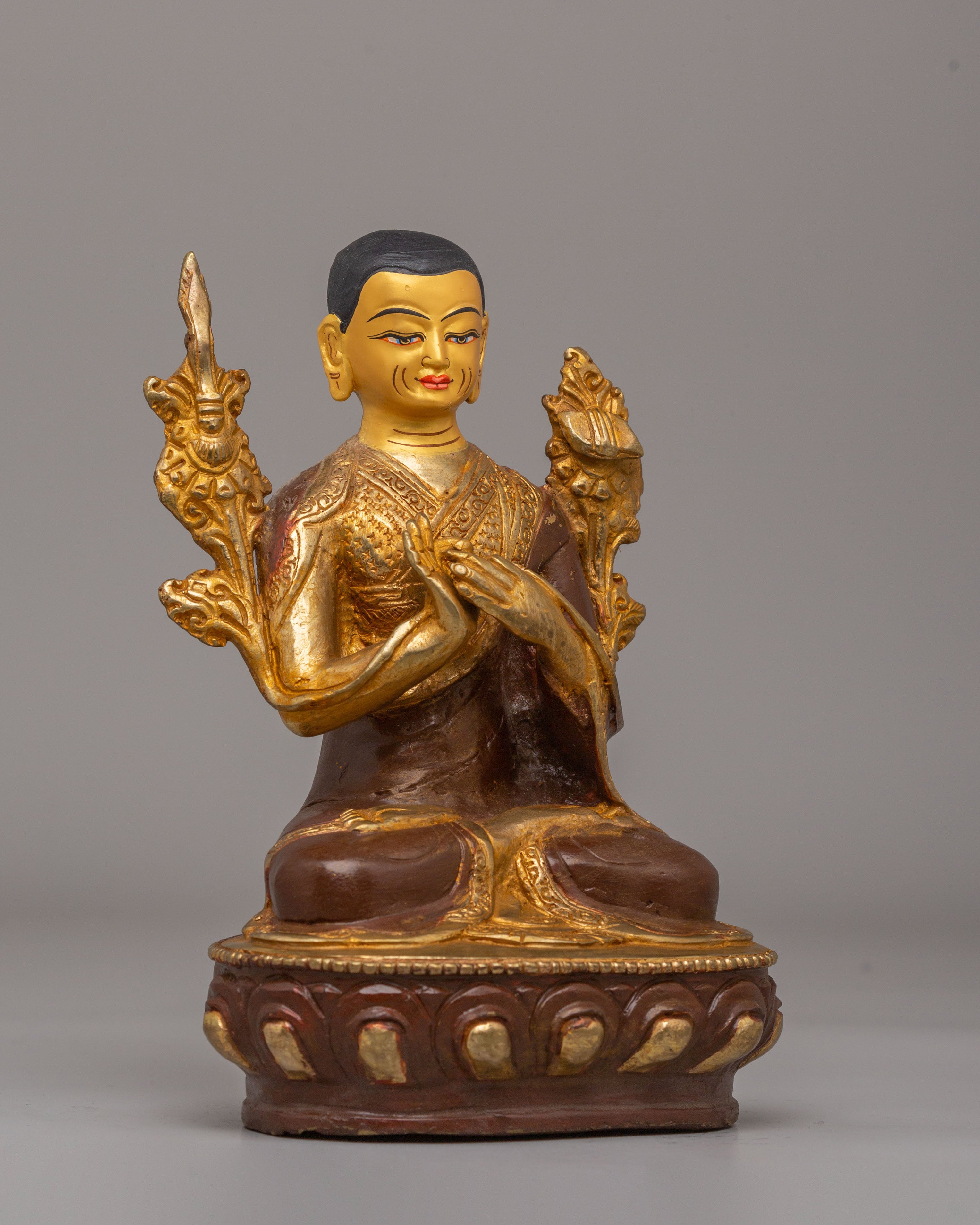Buddhist Scholar Tsongkhapa Statue | The Great Tibetan Master